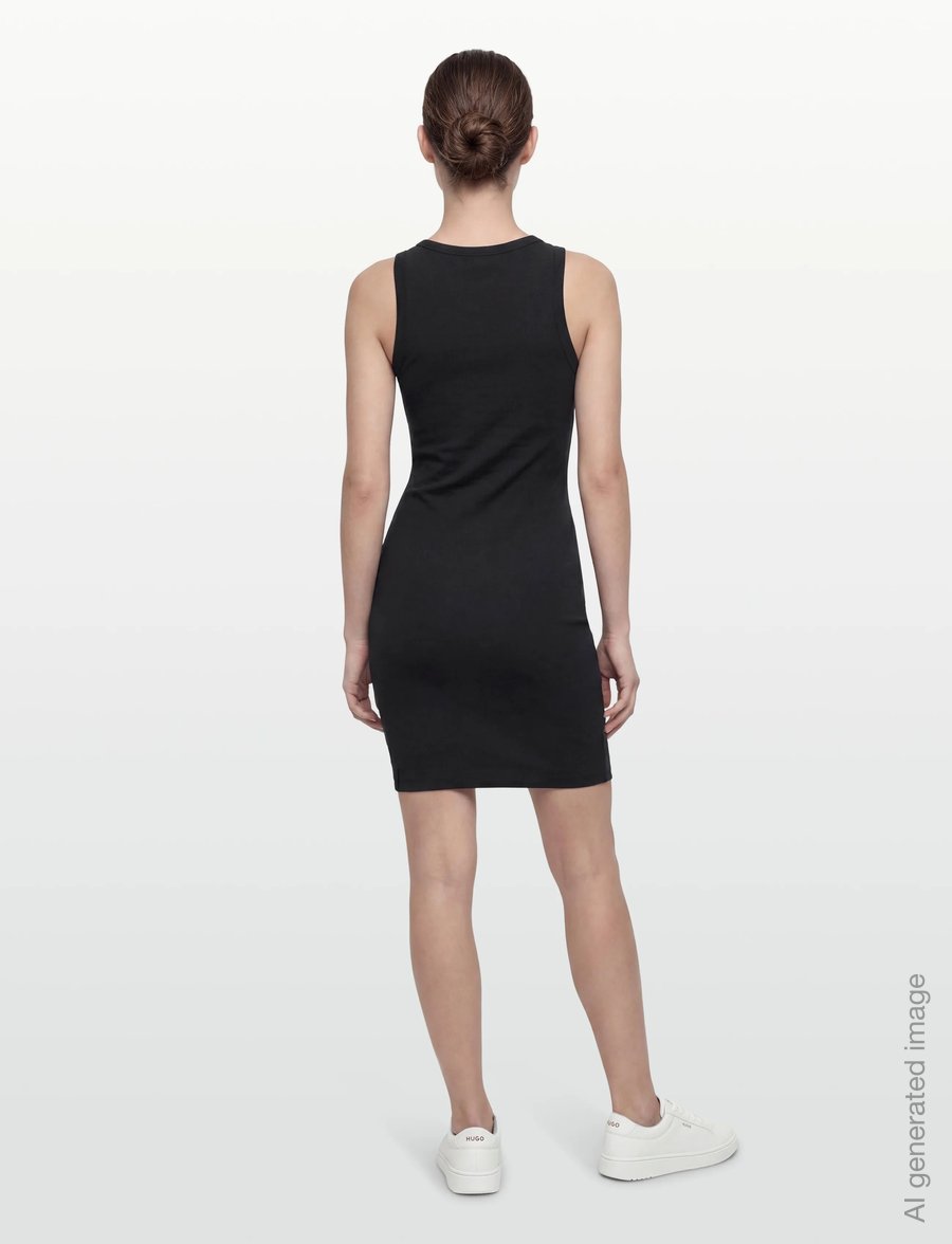 HUGO BLUE - Necerie_B - liibuvad kleidid - black - 4