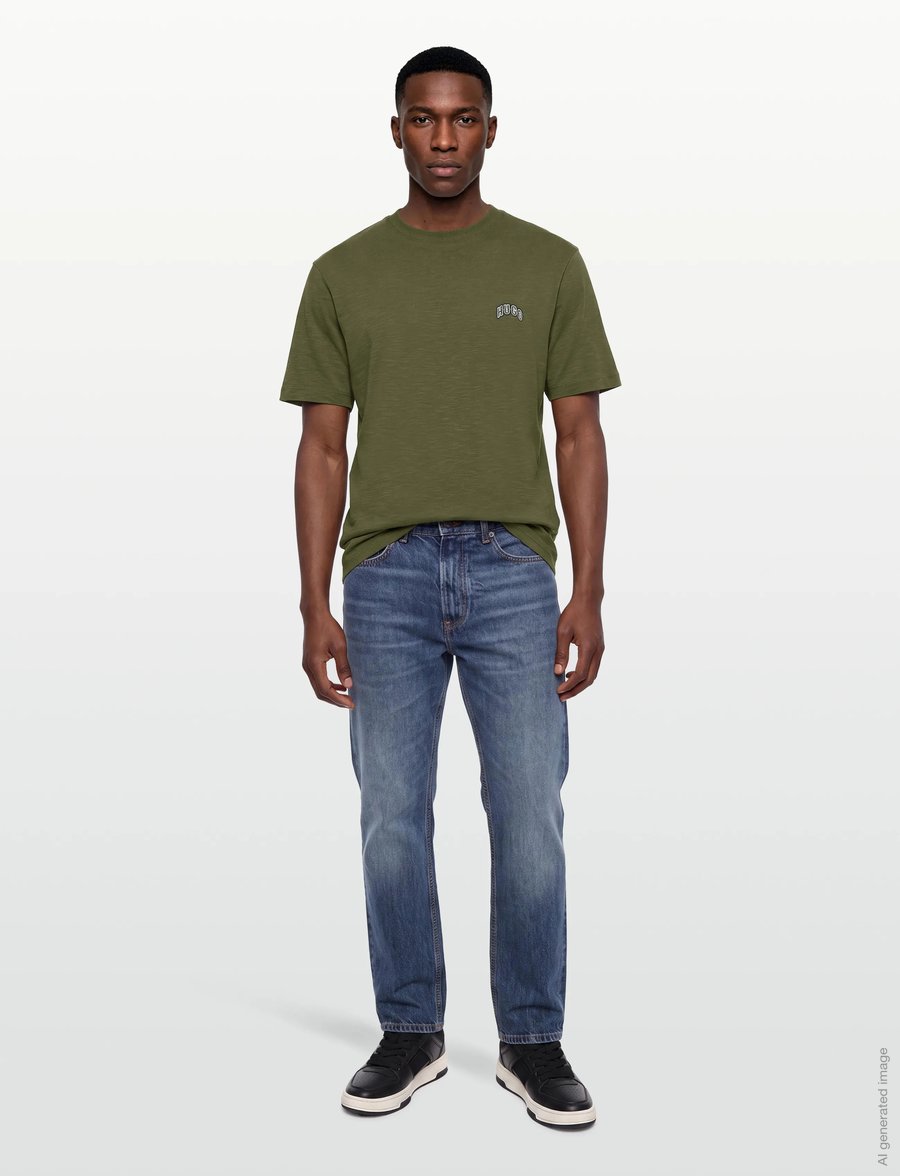 HUGO BLUE - Nowboi - kurzärmelige t-shirts - open green - 0
