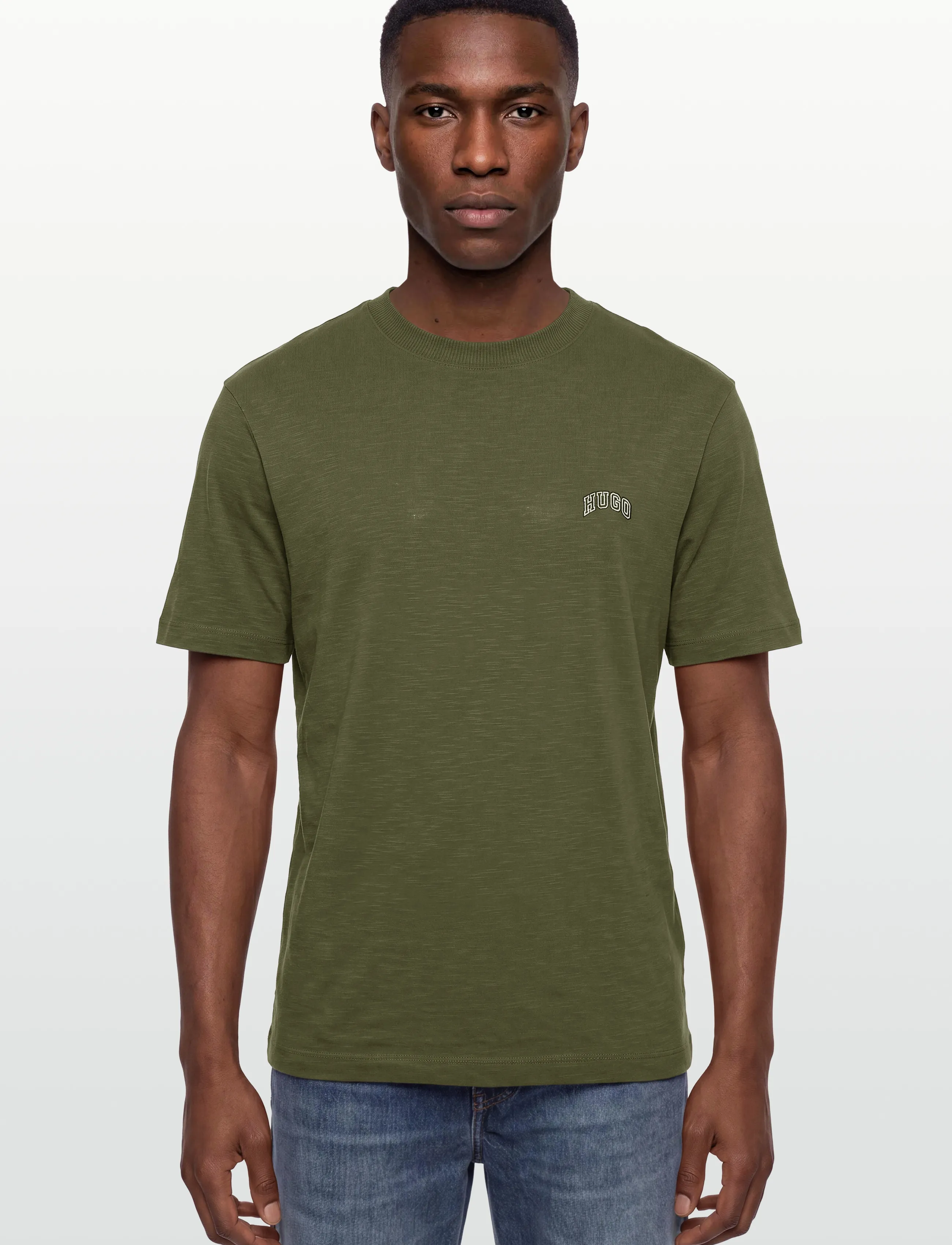 HUGO BLUE - Nowboi - kurzärmelige t-shirts - open green - 3