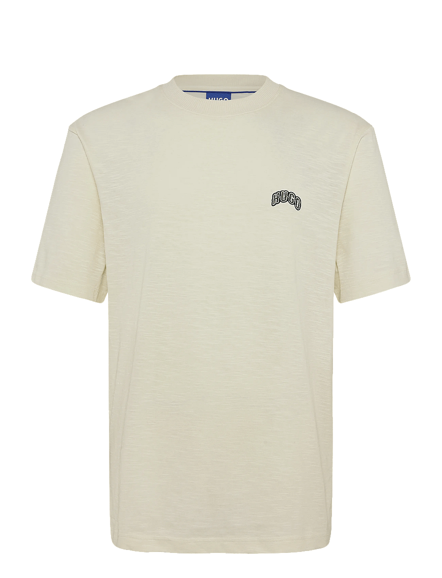 HUGO BLUE - Nowboi - kortærmede t-shirts - open white - 1