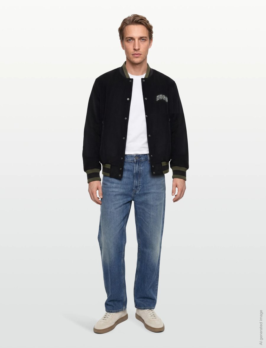 HUGO BLUE - Berono2631 - kolledžijakid - black - 0