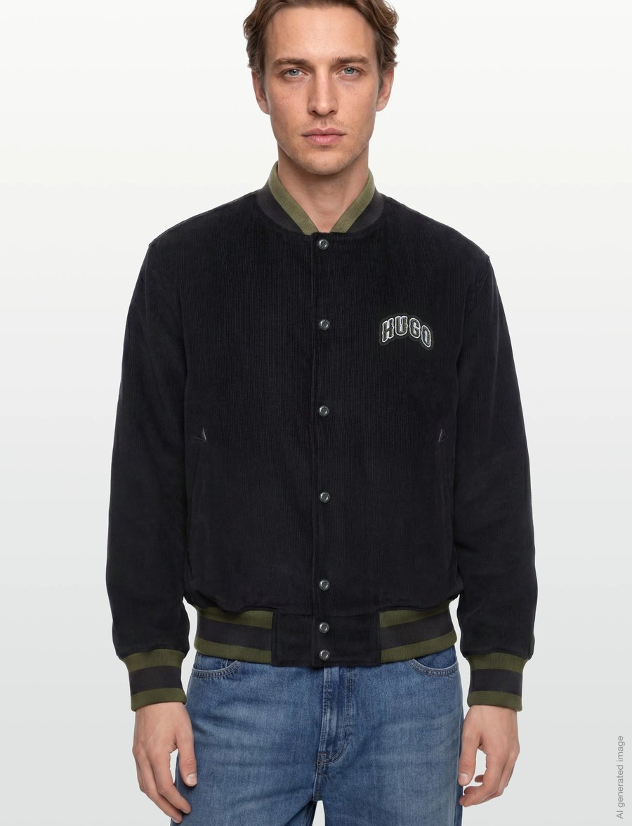 HUGO BLUE - Berono2631 - kolledžijakid - black - 3