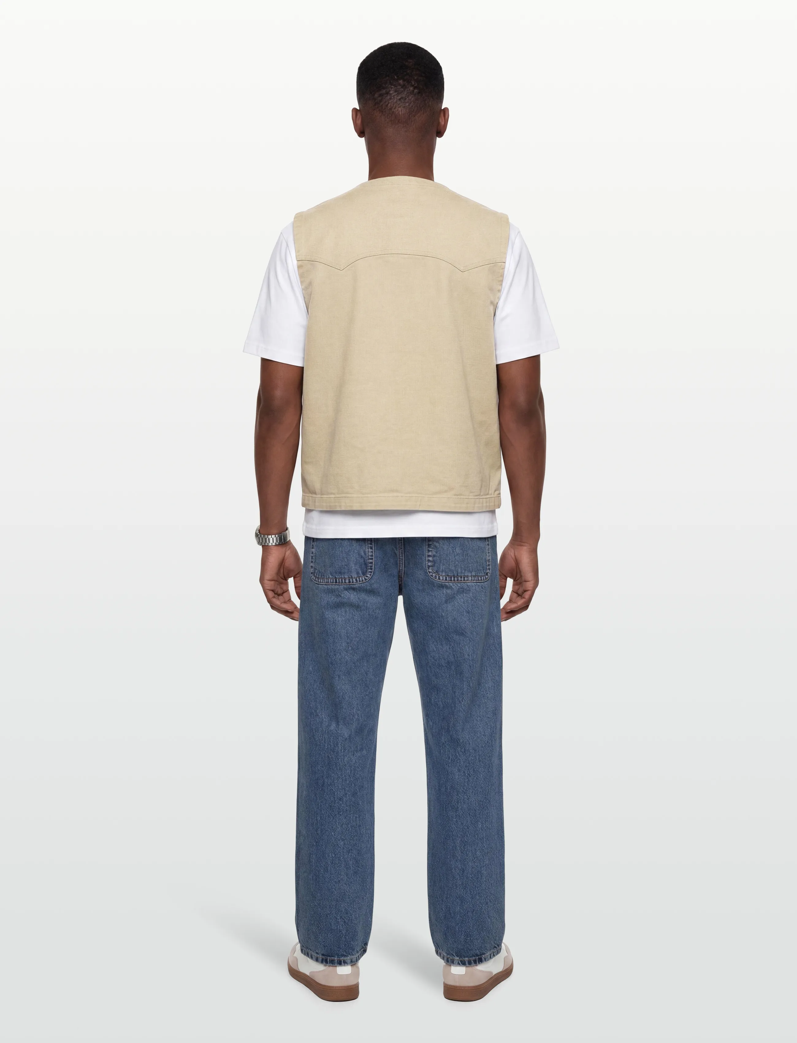 HUGO BLUE - Bridgeley263W1 - vests - medium beige - 4