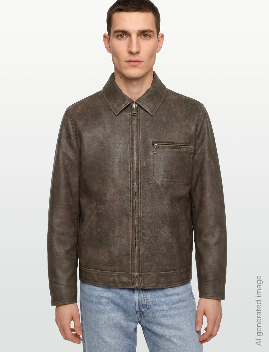 HUGO BLUE - Blaker2631 - frühlingsjacken - medium brown - 3