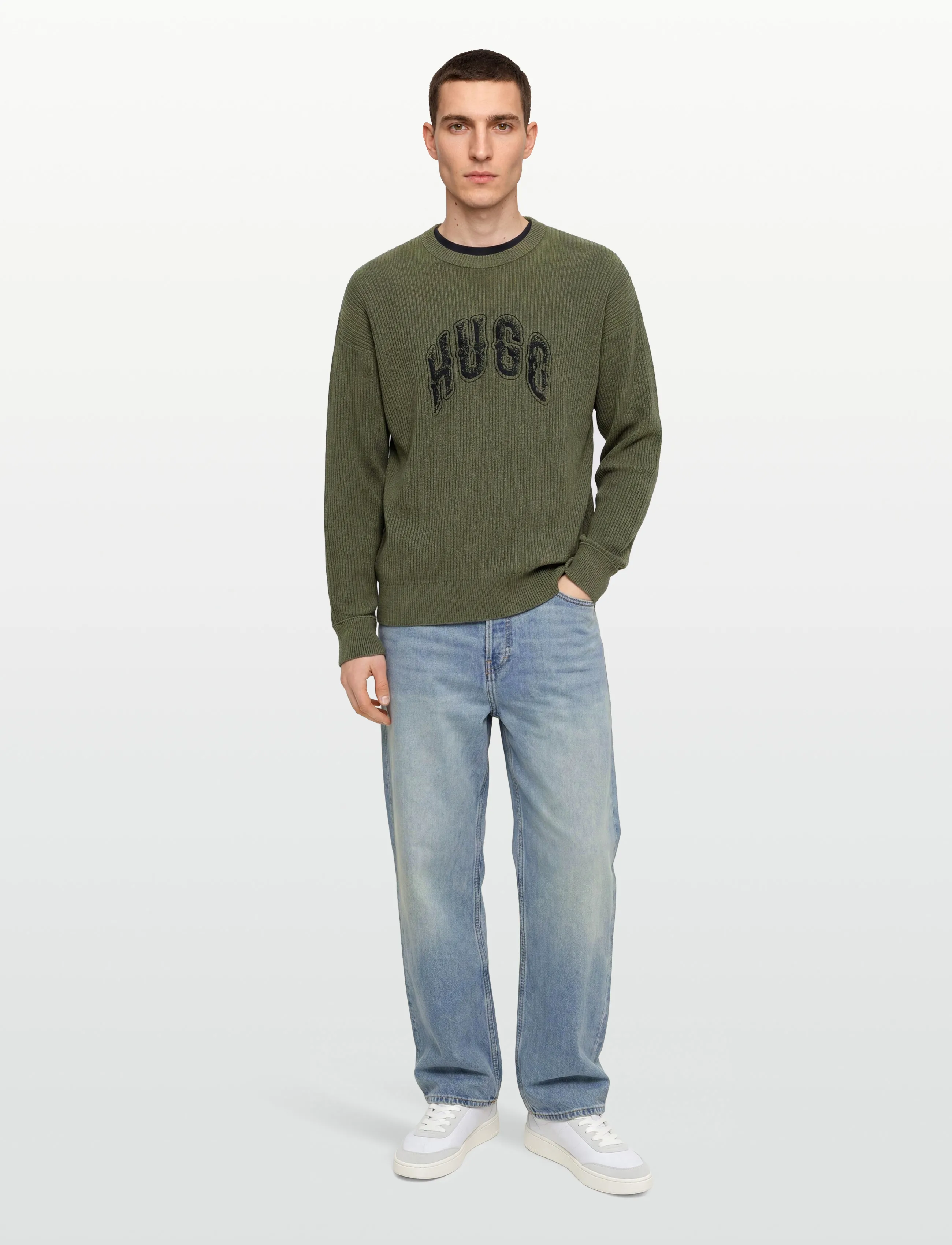 HUGO BLUE Showdy - Festival outfit - OPEN GREEN / khaki/green