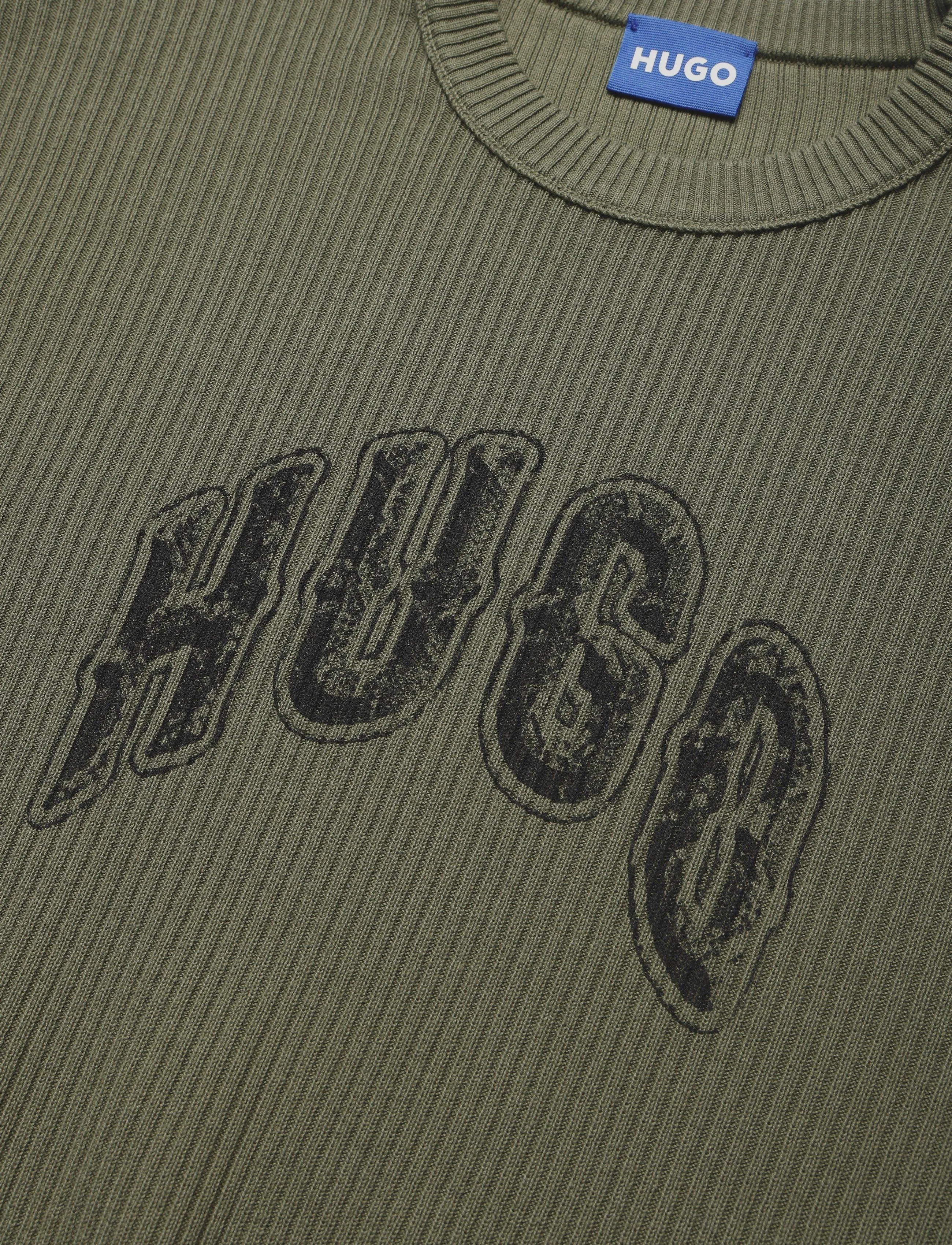 HUGO BLUE - Showdy - rundhals - open green - 2