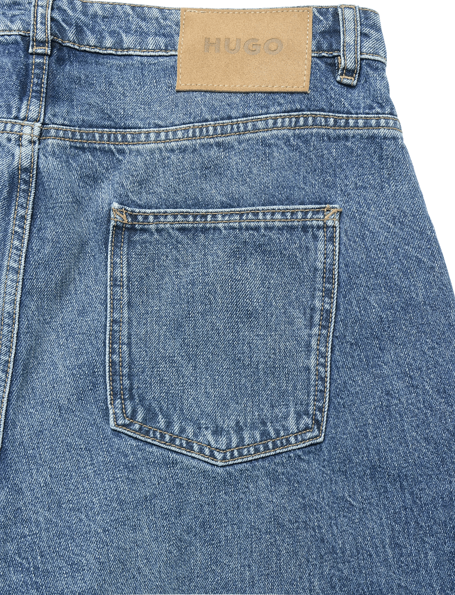 HUGO BLUE - Leni_S_B - brede jeans - medium blue - 4
