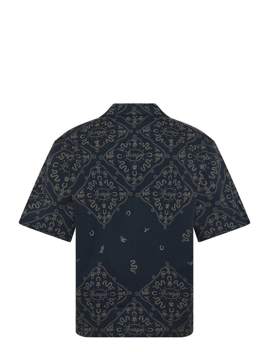 HUGO BLUE - Eligino - gemusterte hemden - dark blue - 2