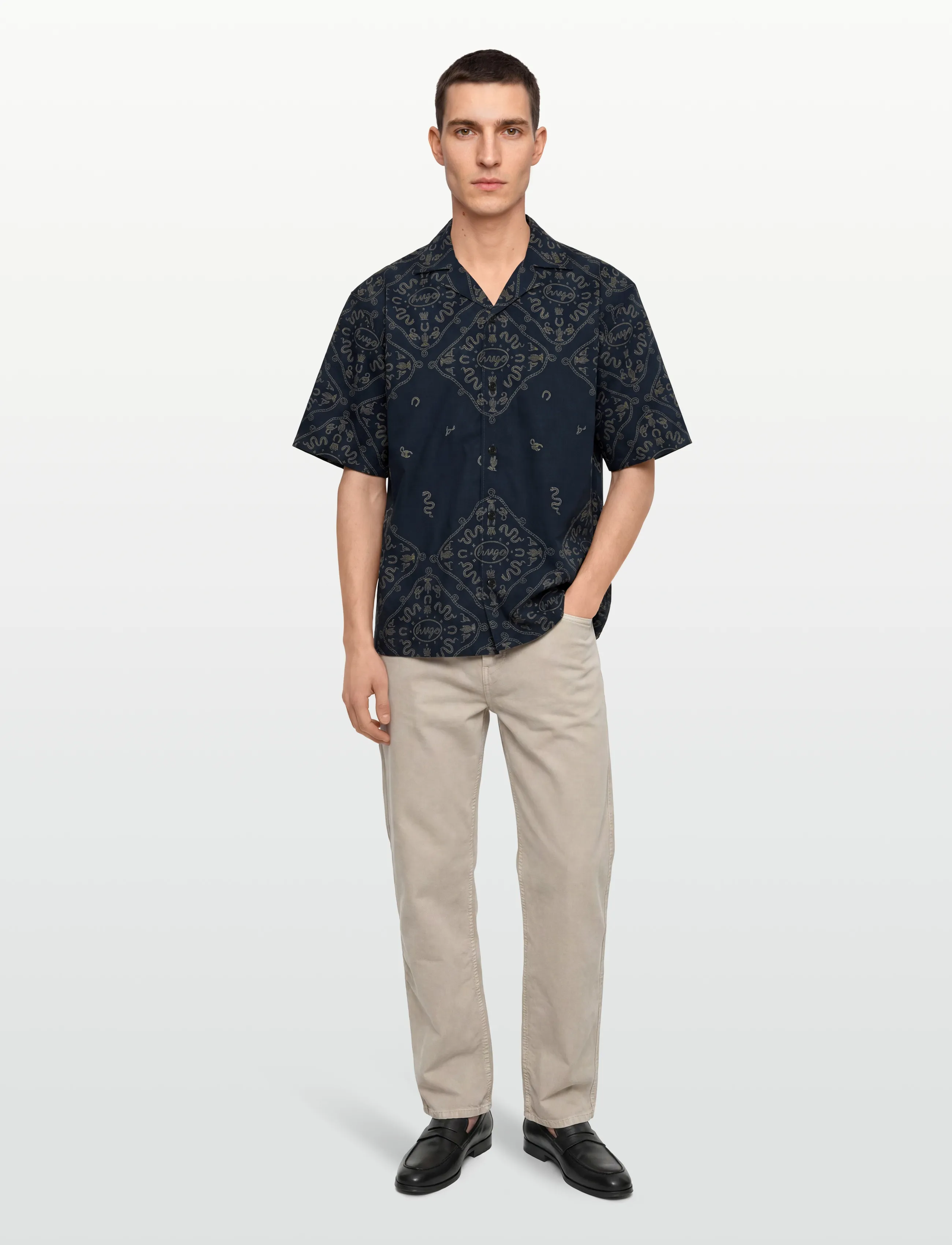 HUGO BLUE Eligino - Clothing - DARK BLUE / navy