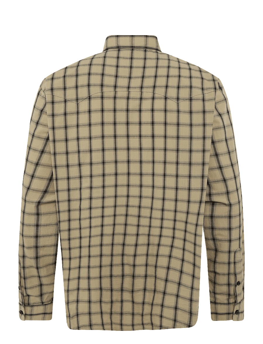 HUGO BLUE - Ebaltow - mustriga särgid - medium beige - 2