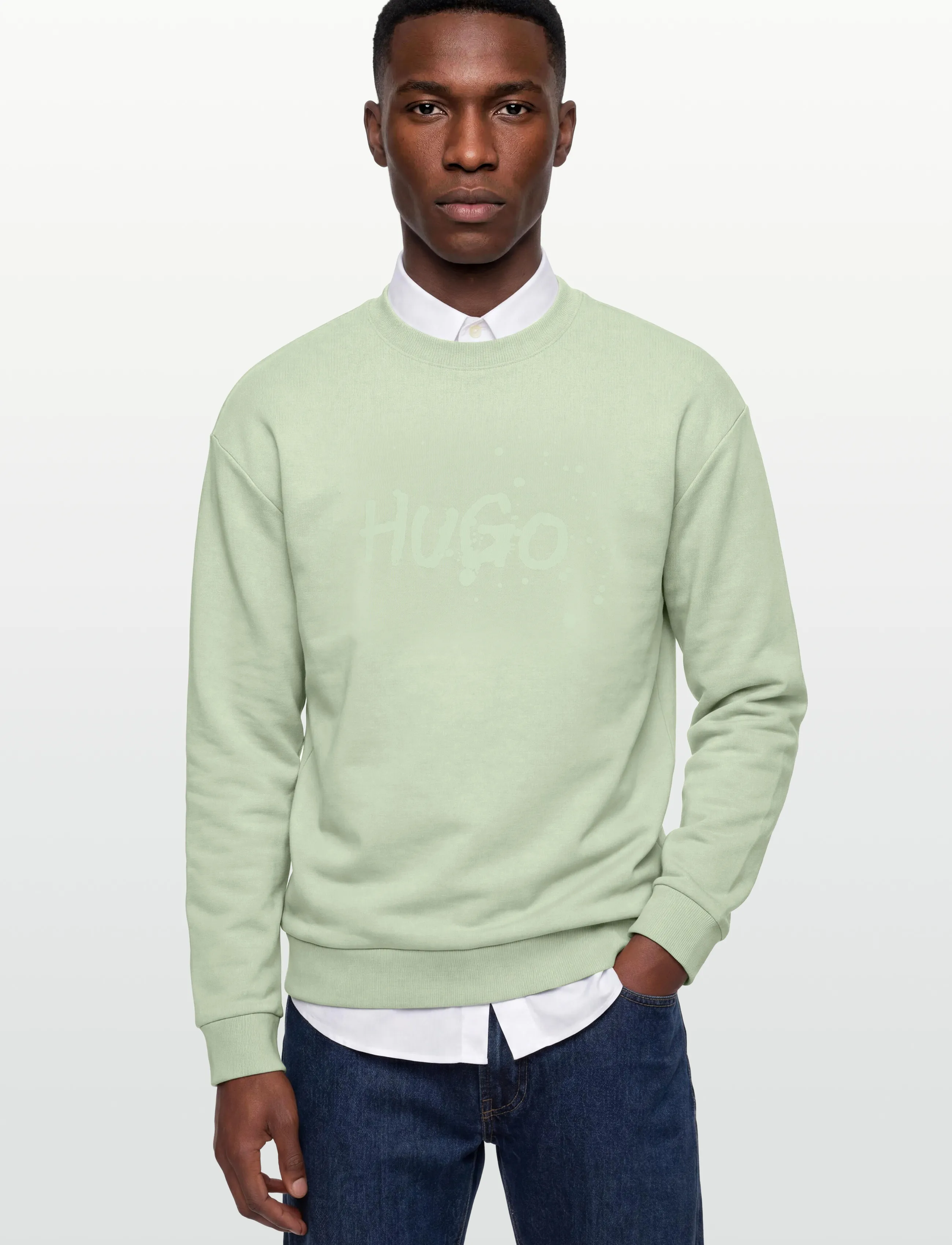 HUGO BLUE - Nierofix_Crew - shop by style - open green - 3