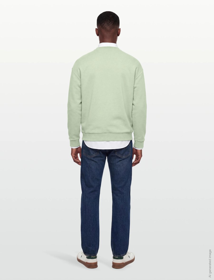 HUGO BLUE - Nierofix_Crew - sweatshirts - open green - 4