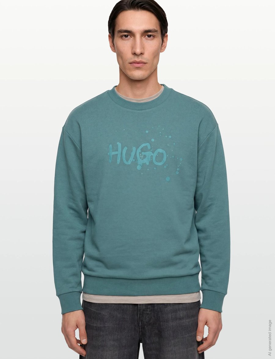 HUGO BLUE - Nierofix_Crew - shoppa efter stil - turquoise/aqua - 3