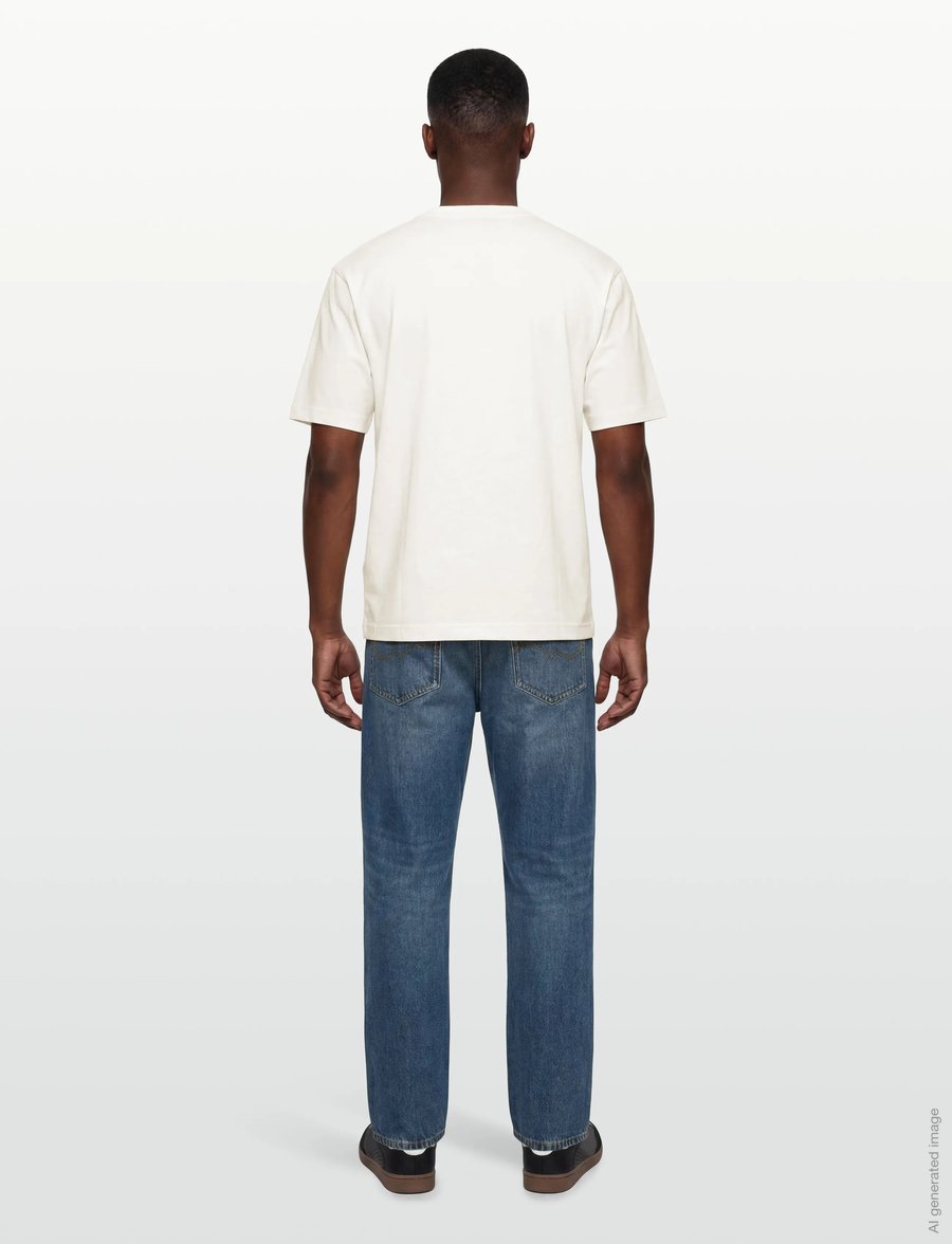 HUGO BLUE - Nierofix_U261 - kortærmede t-shirts - open white - 4
