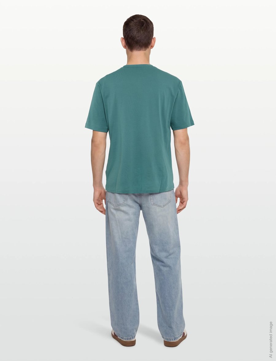 HUGO BLUE - Nierofix_U261 - kurzärmelige t-shirts - turquoise/aqua - 5