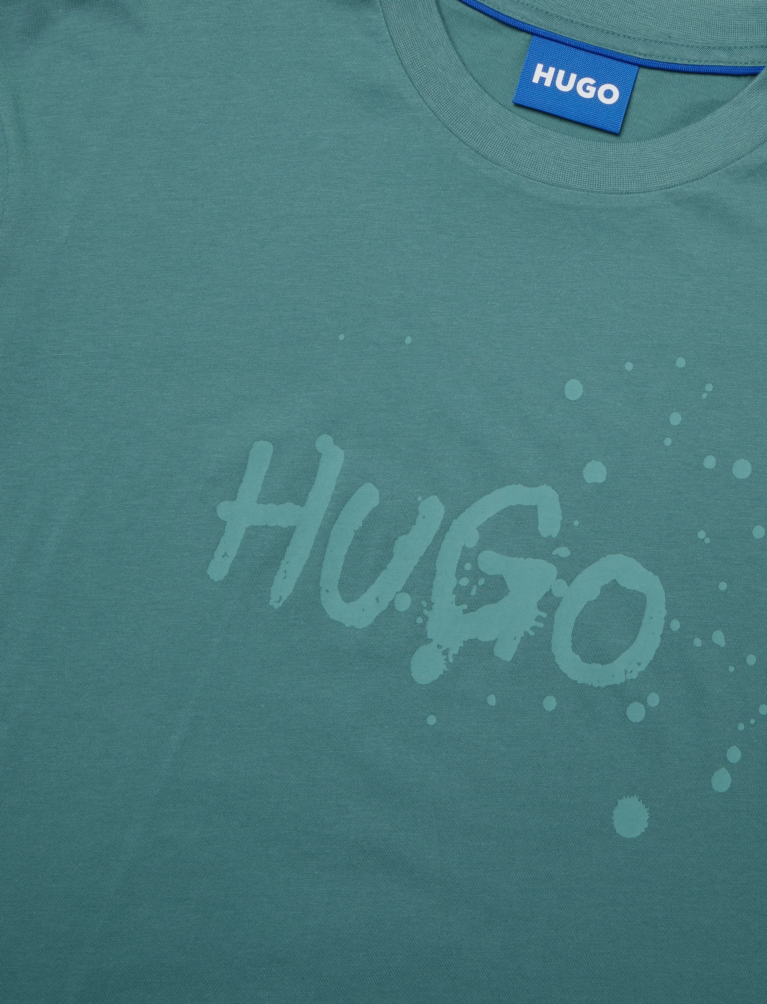 HUGO BLUE - Nierofix_U261 - lühikeste varrukatega t-särgid - turquoise/aqua - 2