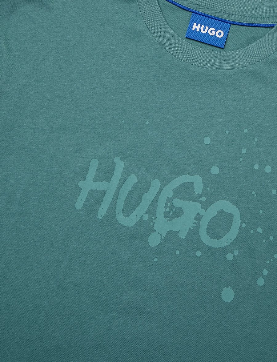 HUGO BLUE - Nierofix_U261 - lühikeste varrukatega t-särgid - turquoise/aqua - 2