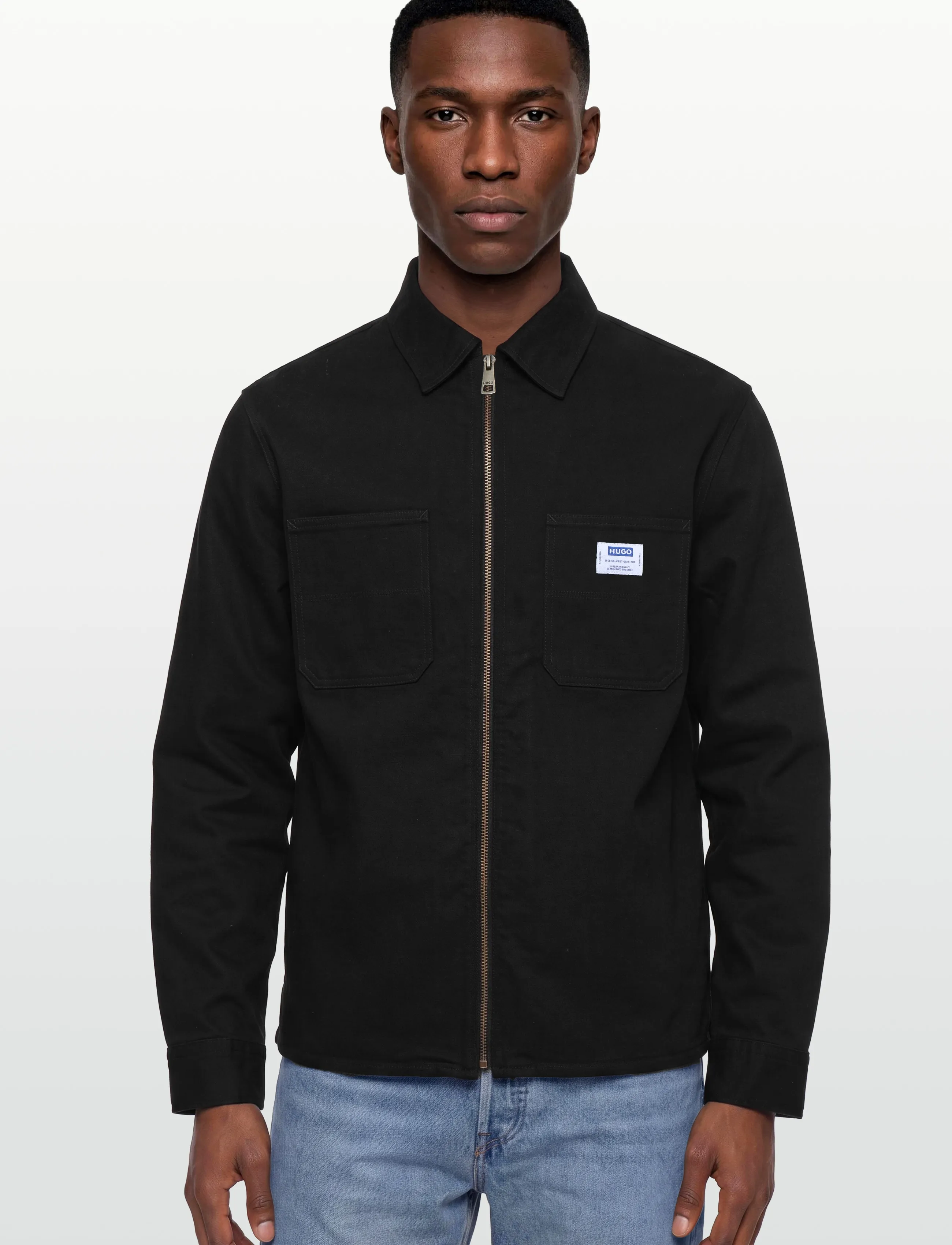 HUGO BLUE - Ekyzone - denimskjorter - black - 3