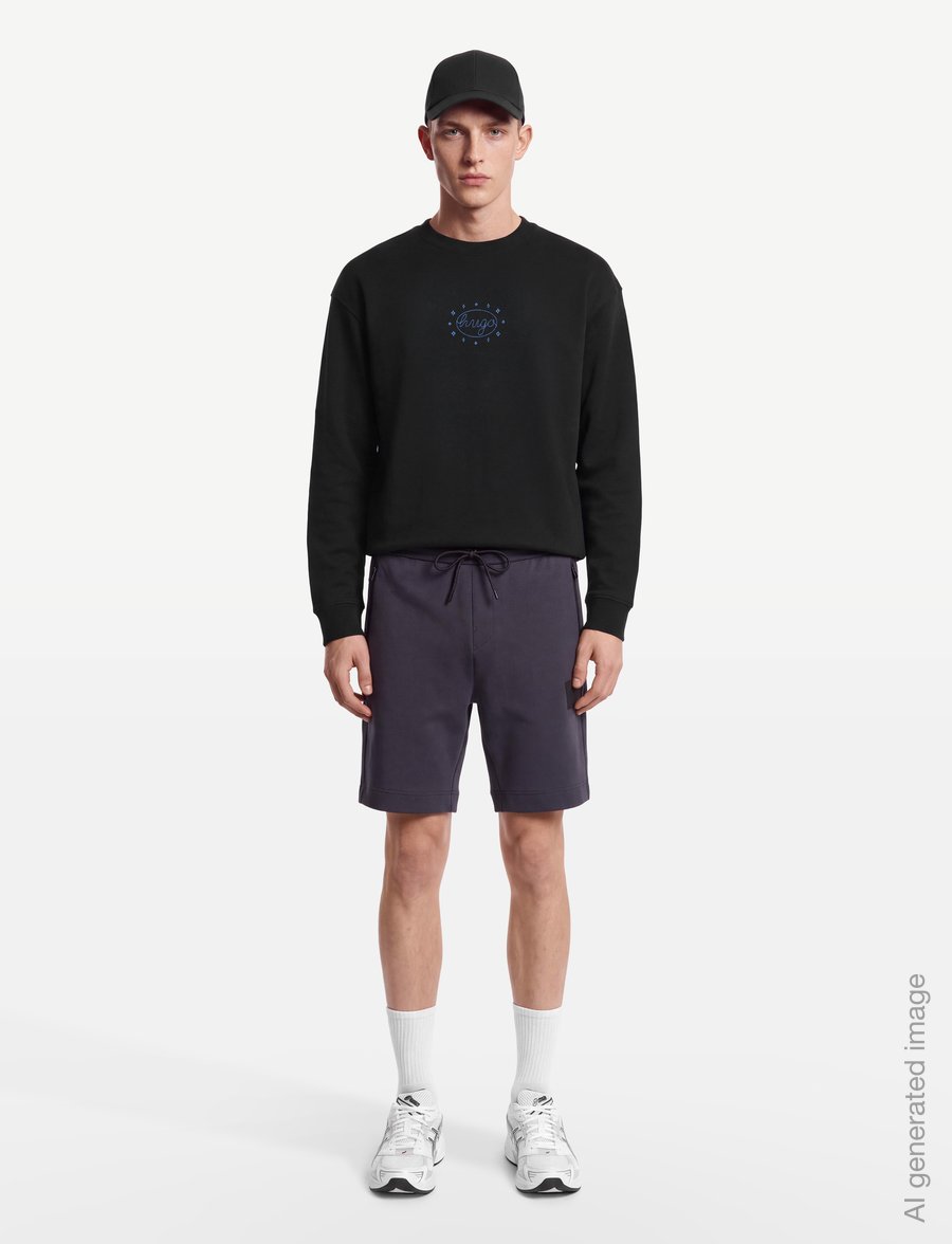 HUGO BLUE - Nugodana - sweatshirts - black - 0