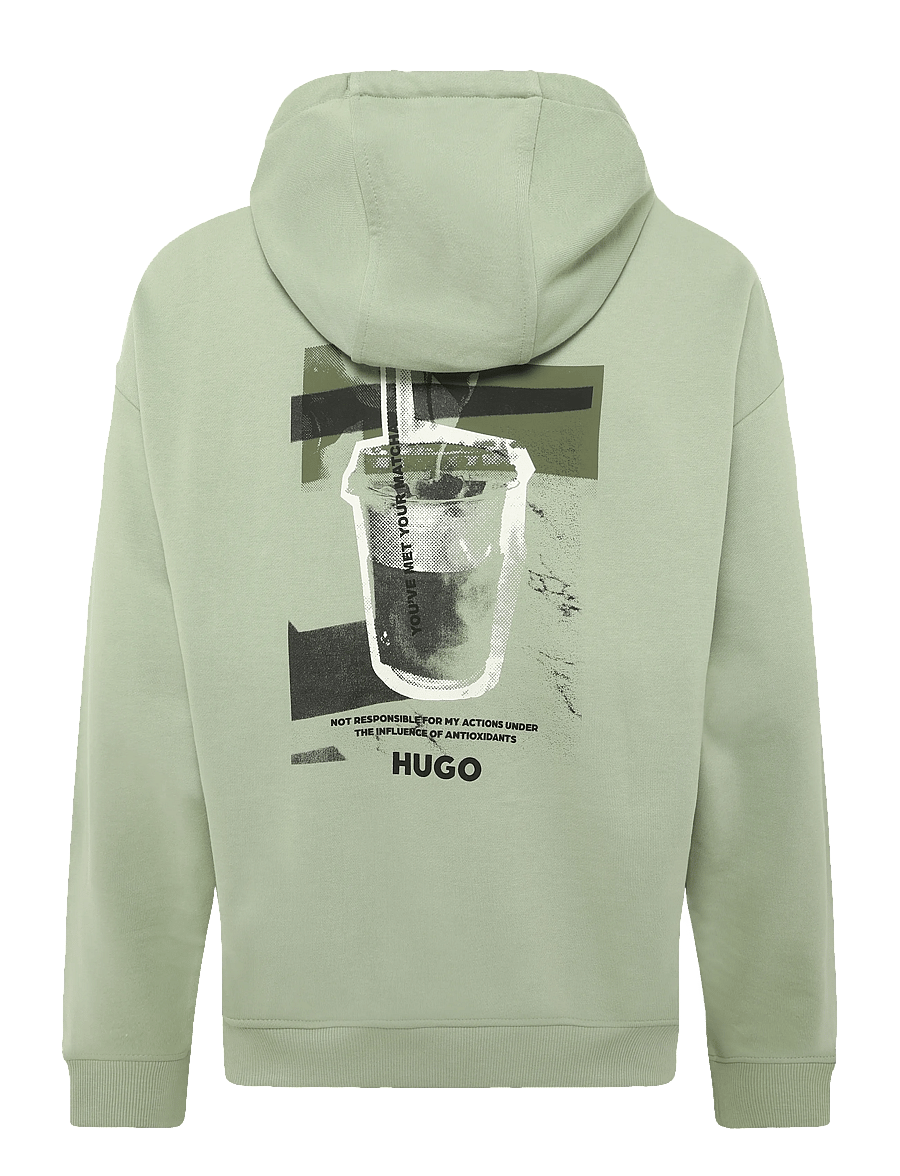HUGO BLUE - Necdysis - kapuzenpullover - beige overflow - 1
