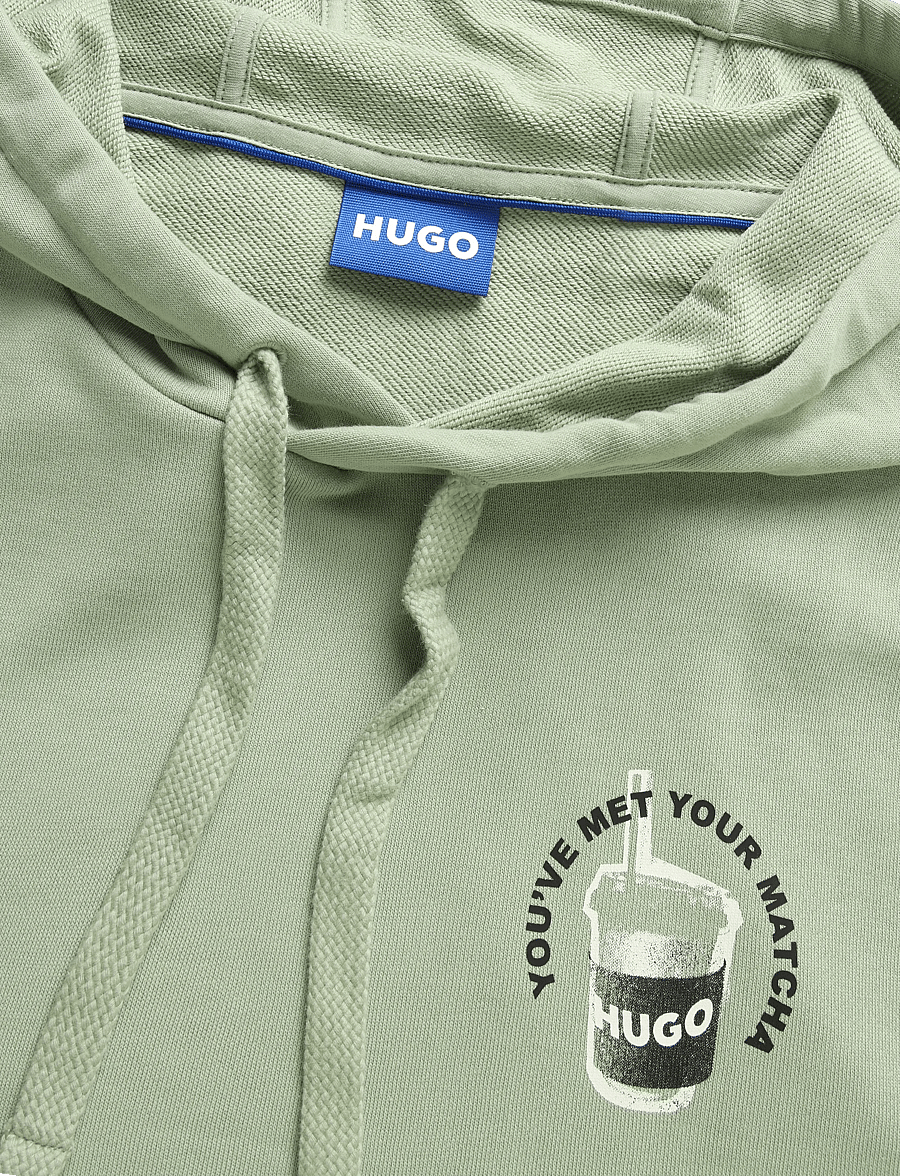 HUGO BLUE - Necdysis - kapuzenpullover - beige overflow - 2