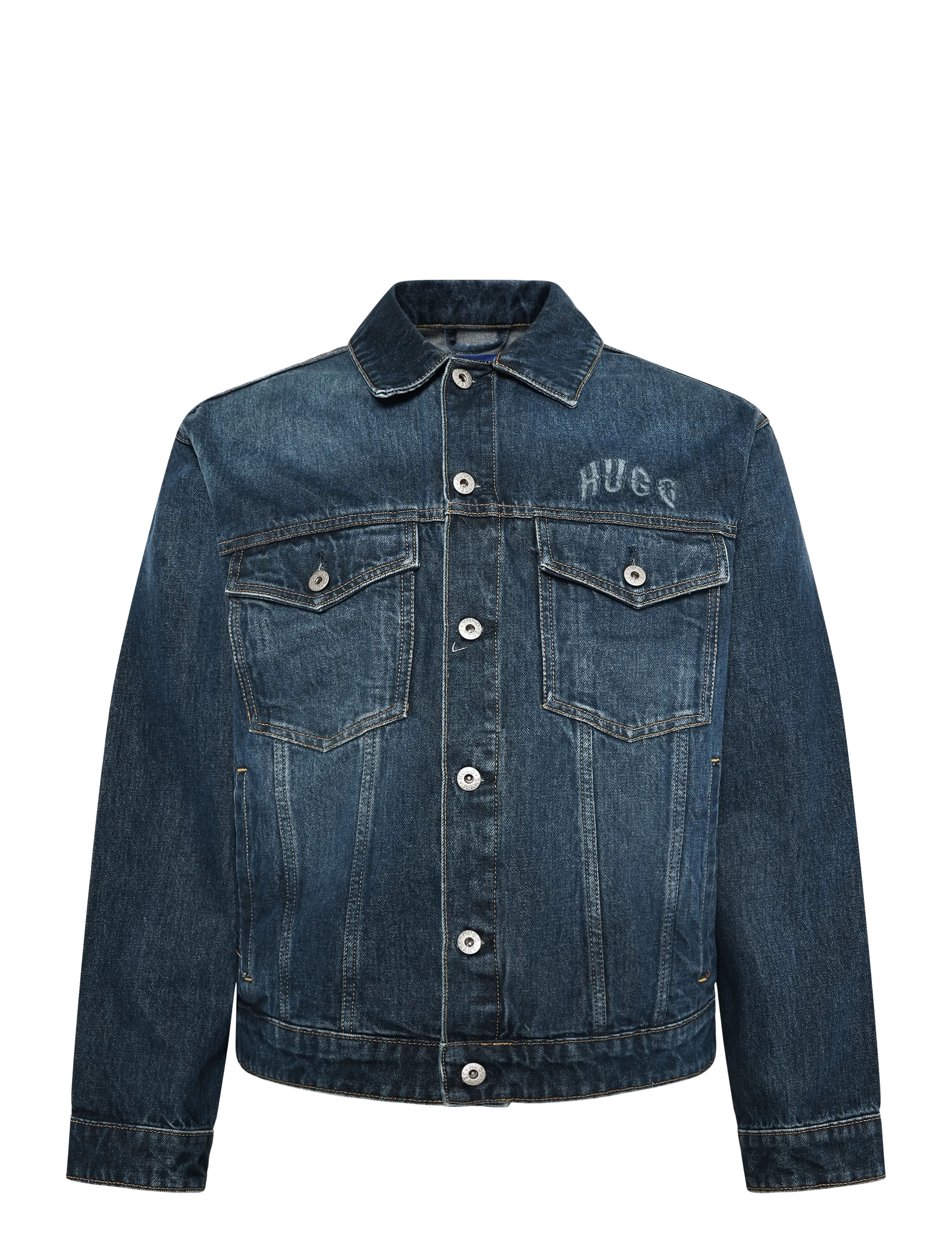 HUGO BLUE Dex - Overtøj - TURQUOISE/AQUA / navy