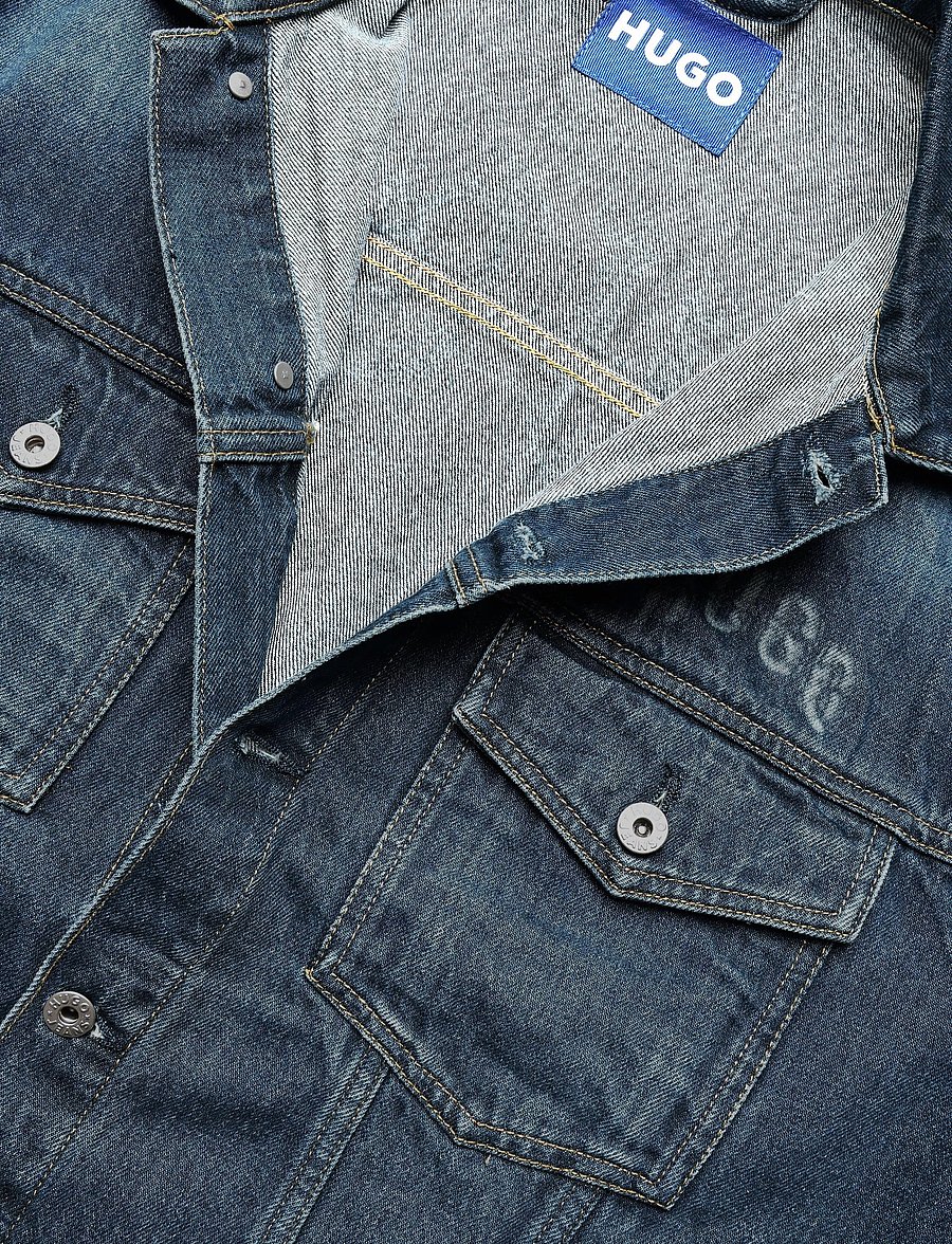 HUGO BLUE - Dex - ungefütterte denimjacken - turquoise/aqua - 2