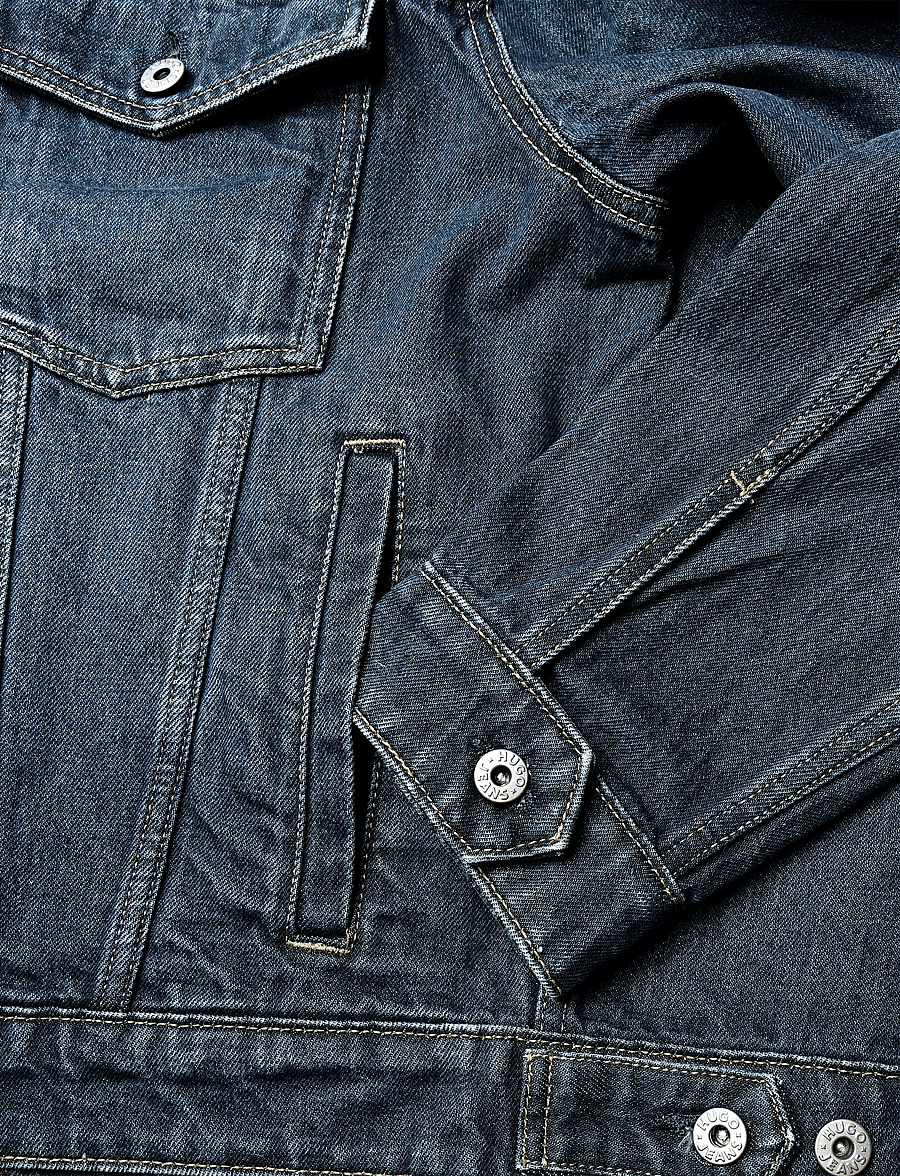HUGO BLUE - Dex - ungefütterte denimjacken - turquoise/aqua - 3