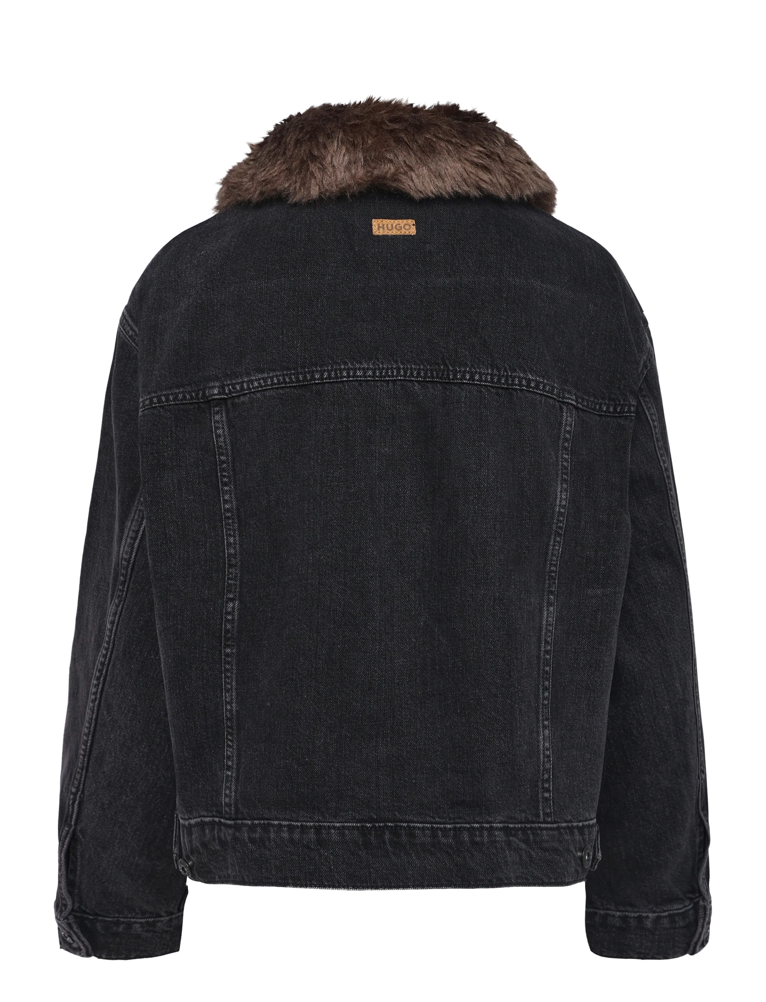 HUGO BLUE - Glamis_1_B - jeansjacken - black - 1