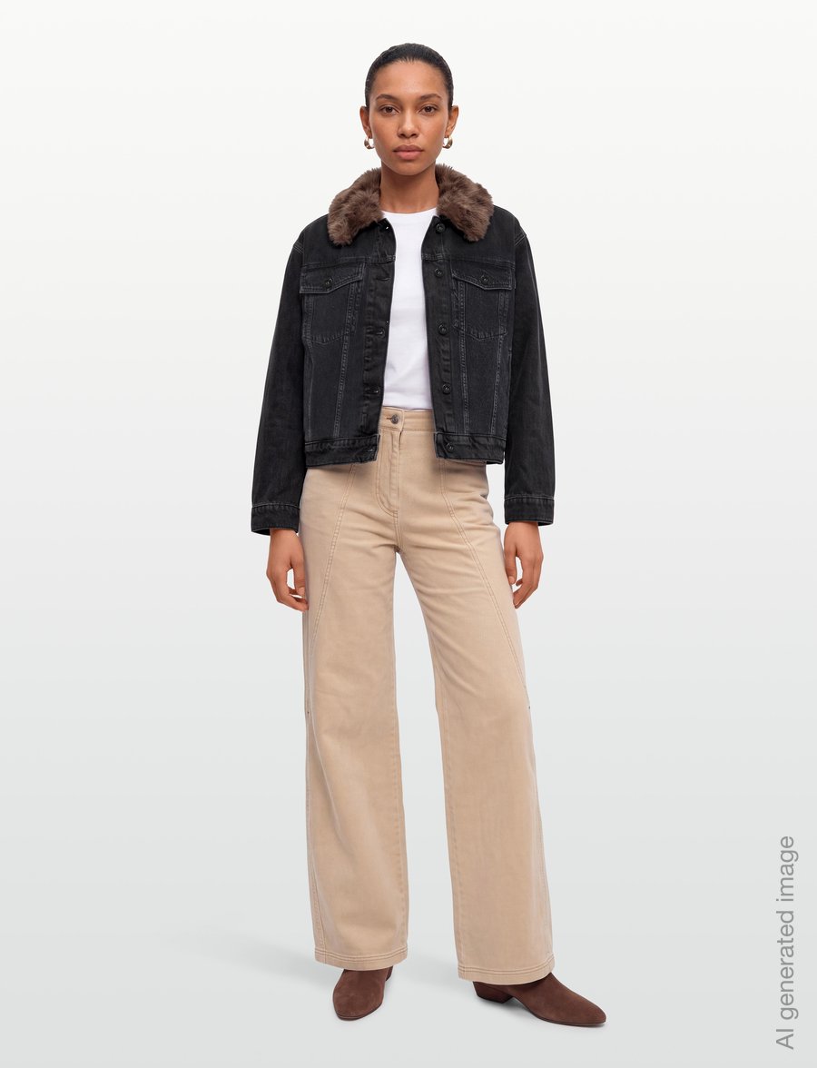 HUGO BLUE - Glamis_1_B - denim jackets - black - 0