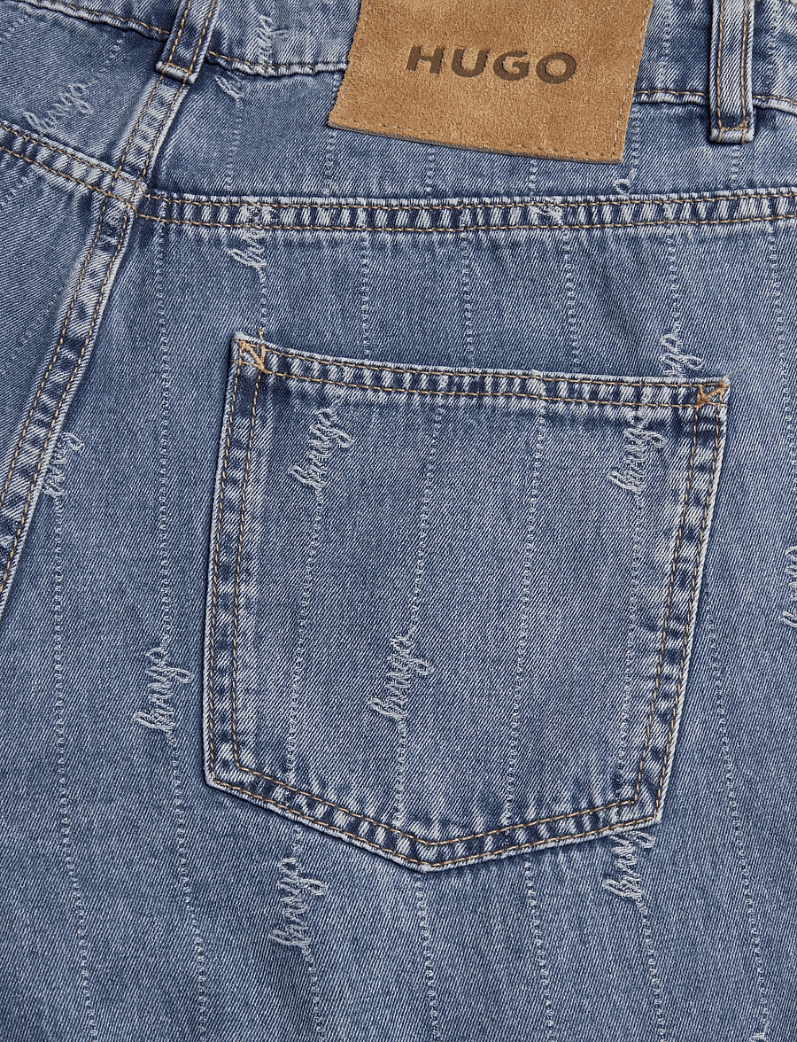 HUGO BLUE - Leni_S_B - hosen mit weitem bein - open miscellaneous - 4