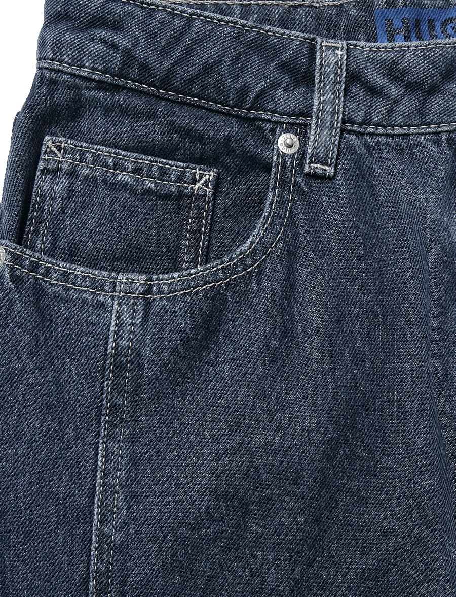 HUGO BLUE - Gia_1_B - barrel jeans - navy - 2