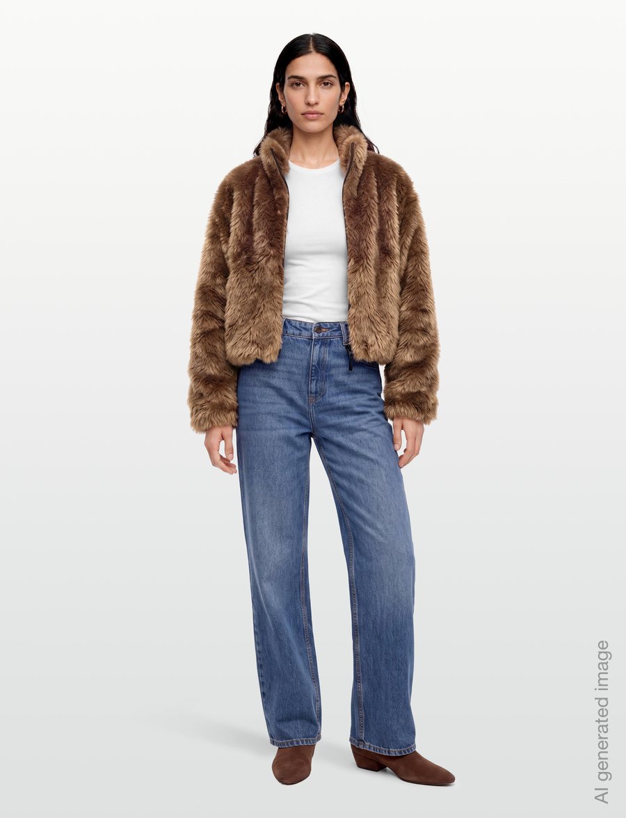 HUGO BLUE - Felver-1_B - faux fur - open miscellaneous - 0