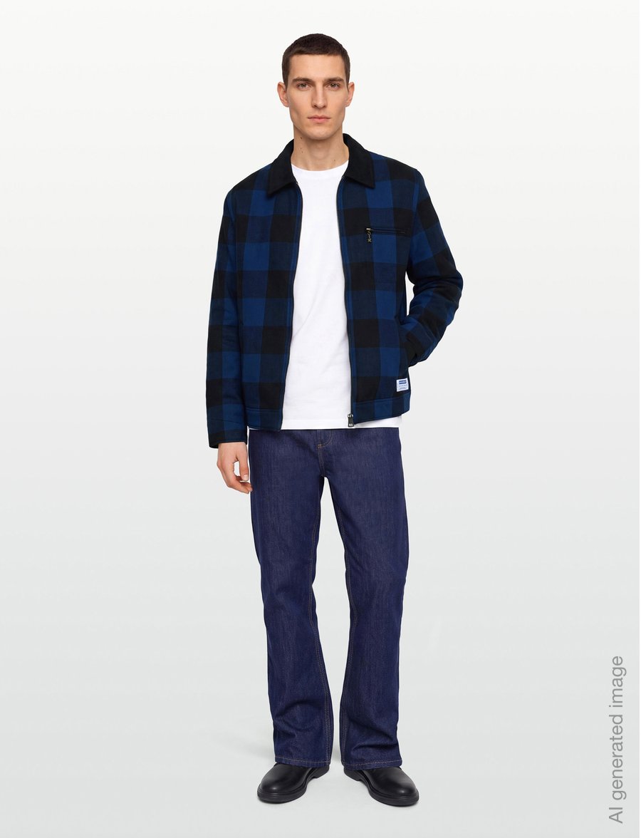 HUGO BLUE - Baker2641 - fodrade jeansjackor - navy - 0