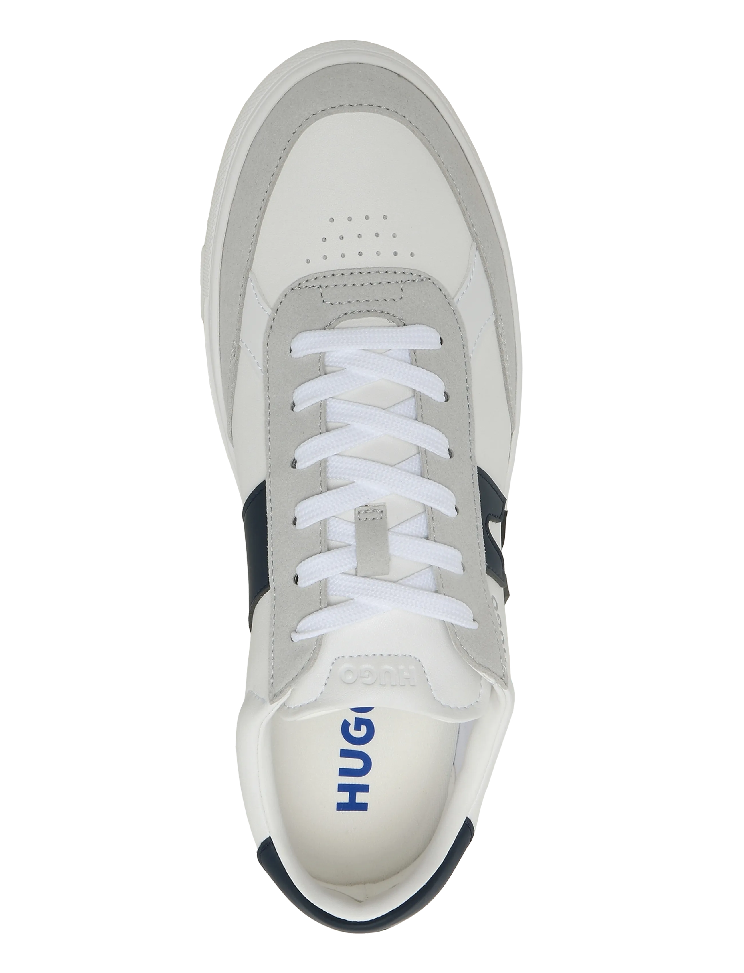 HUGO BLUE - Morrie_tenn_pumf - open white - 3