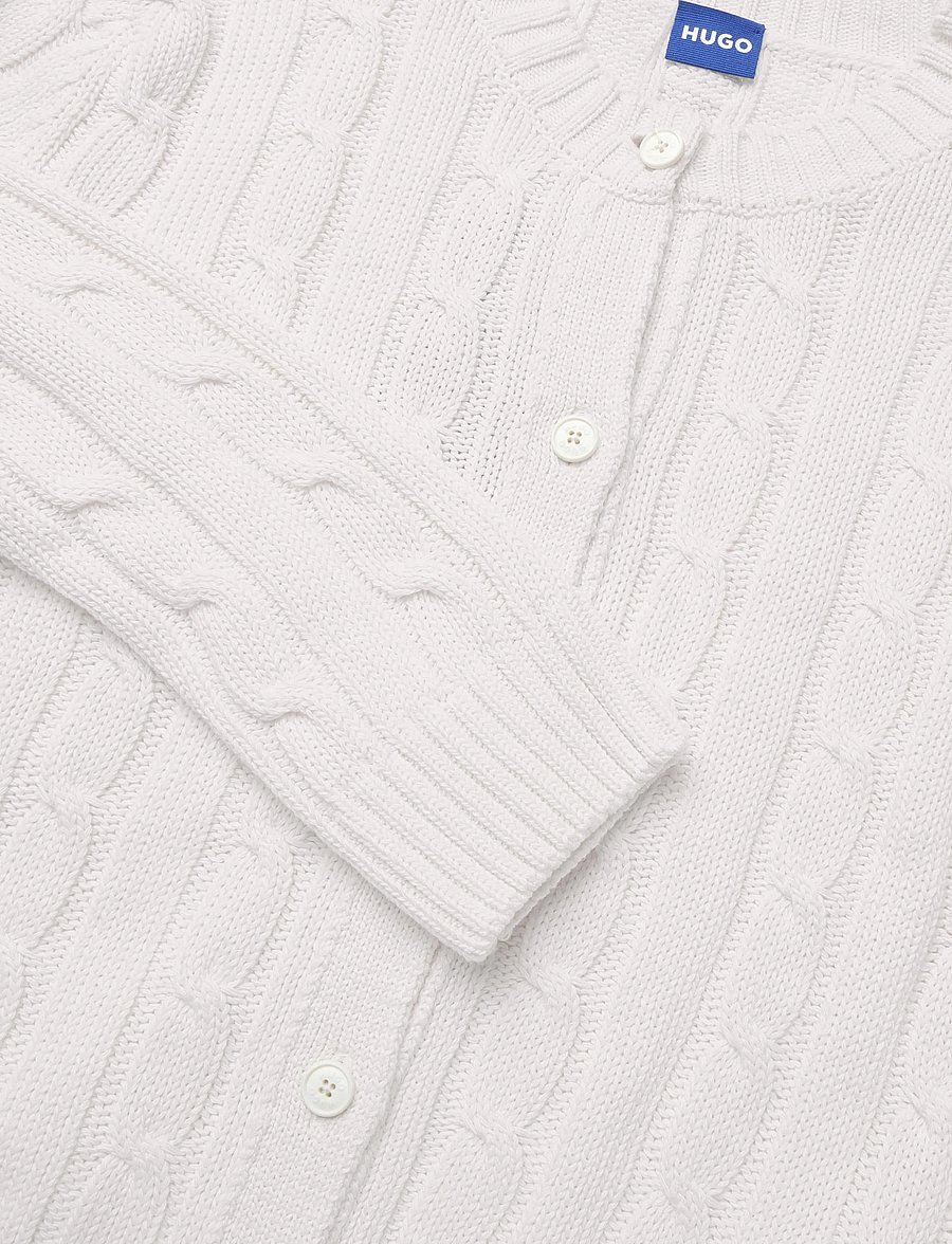 HUGO BLUE - Sbradina_B - koftor - open white - 2