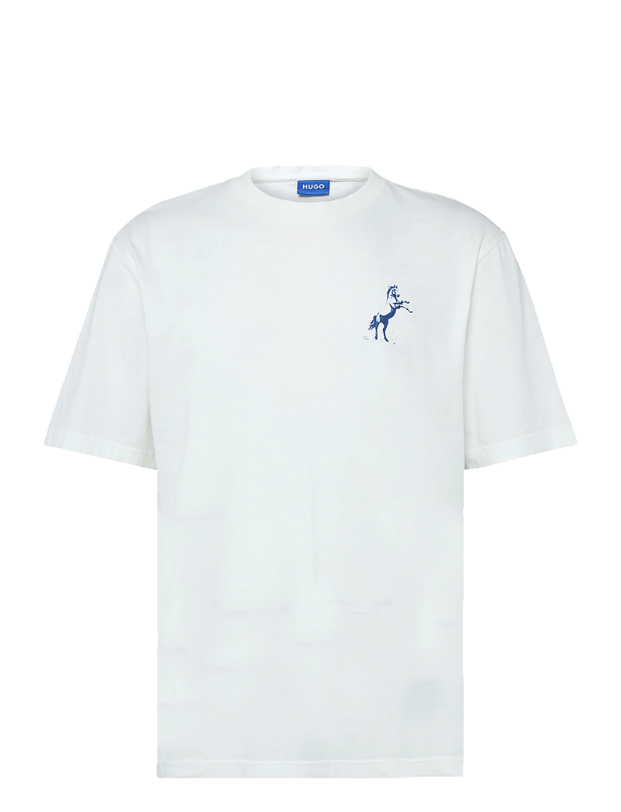 HUGO BLUE - Noxwash - kortærmede t-shirts - open white - 0