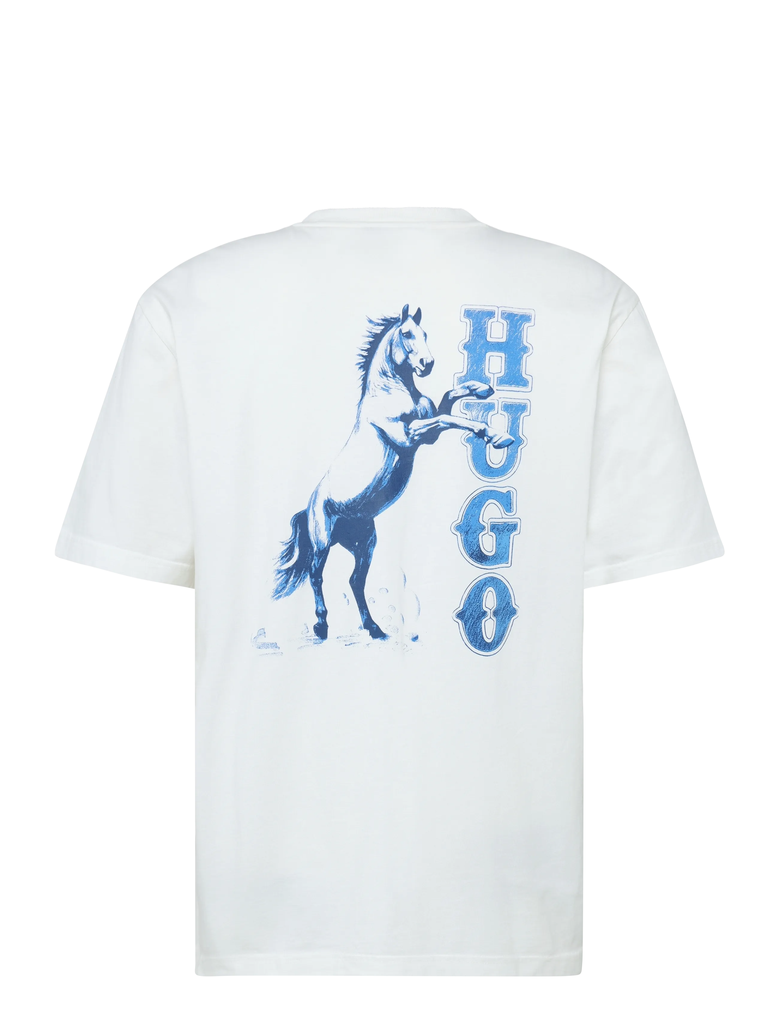 HUGO BLUE - Noxwash - kortærmede t-shirts - open white - 1