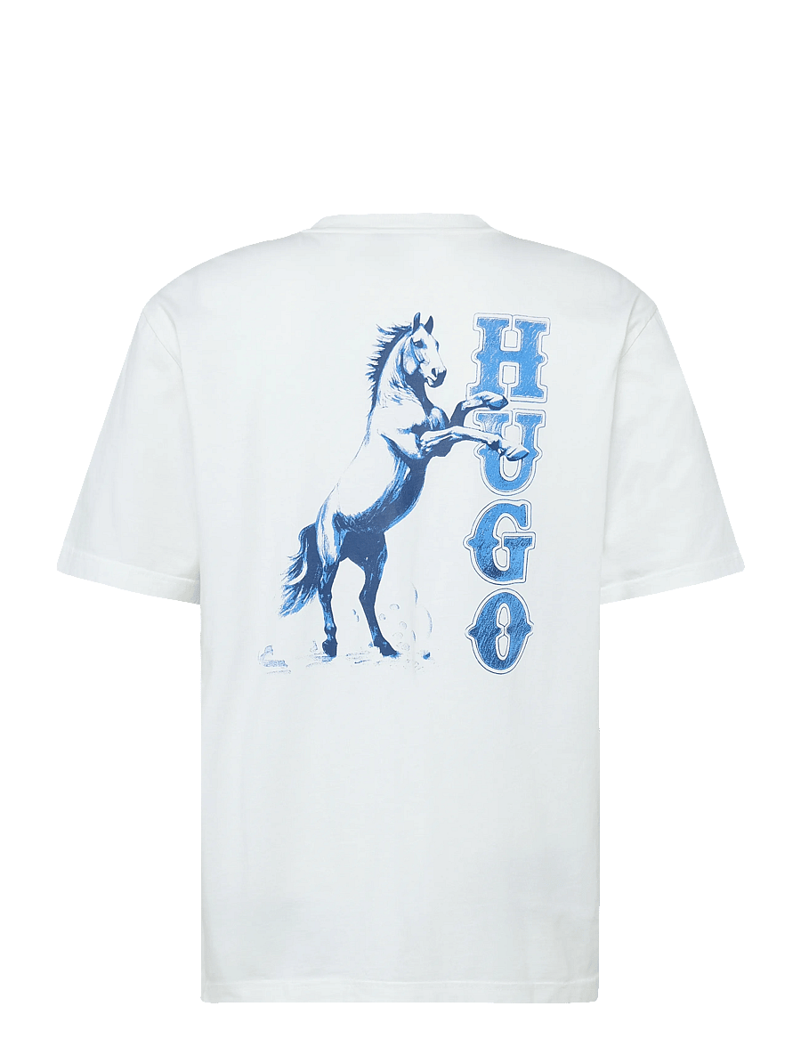 HUGO BLUE - Noxwash - kortærmede t-shirts - open white - 1