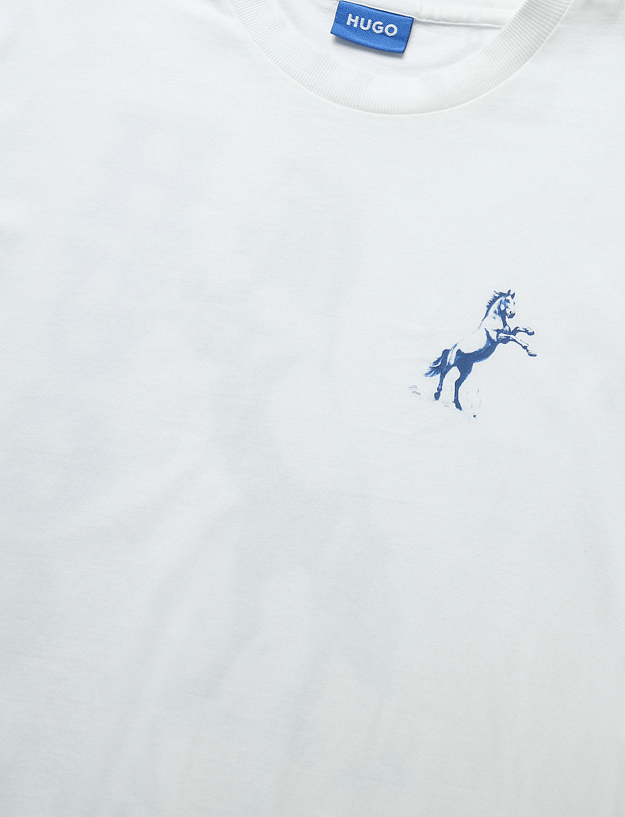 HUGO BLUE - Noxwash - kortærmede t-shirts - open white - 2