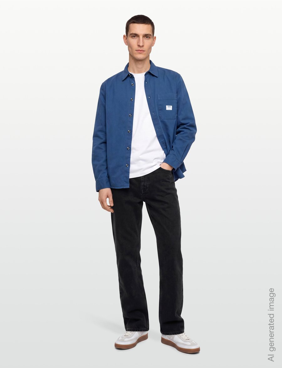 HUGO BLUE - Ebalto_1 - denimskjorter - navy - 0