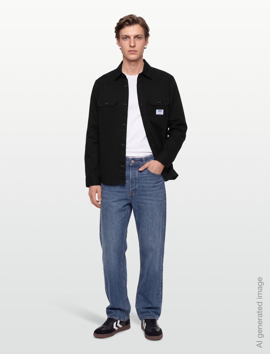 HUGO BLUE - Ekynone_1 - denimskjorter - black - 0