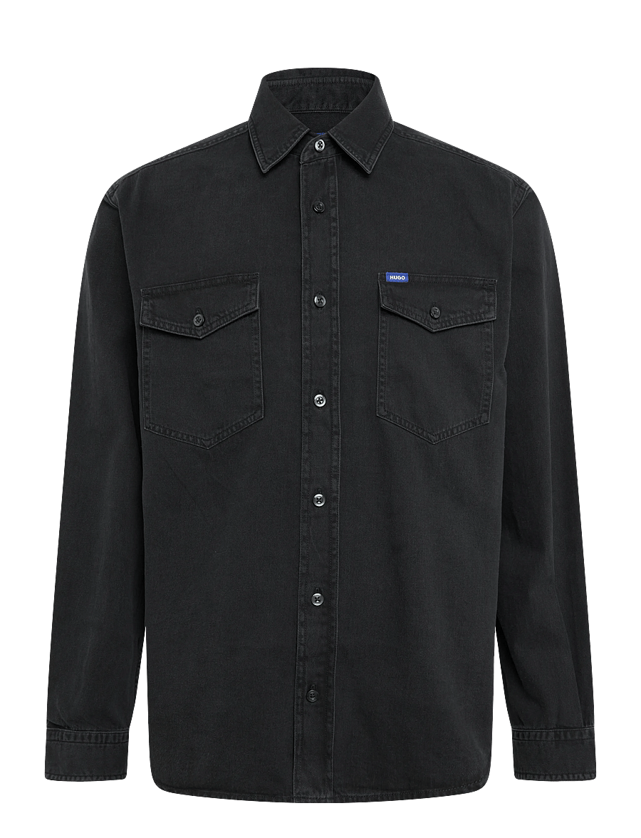HUGO BLUE - Ebino_1 - jeanshemden - charcoal - 0