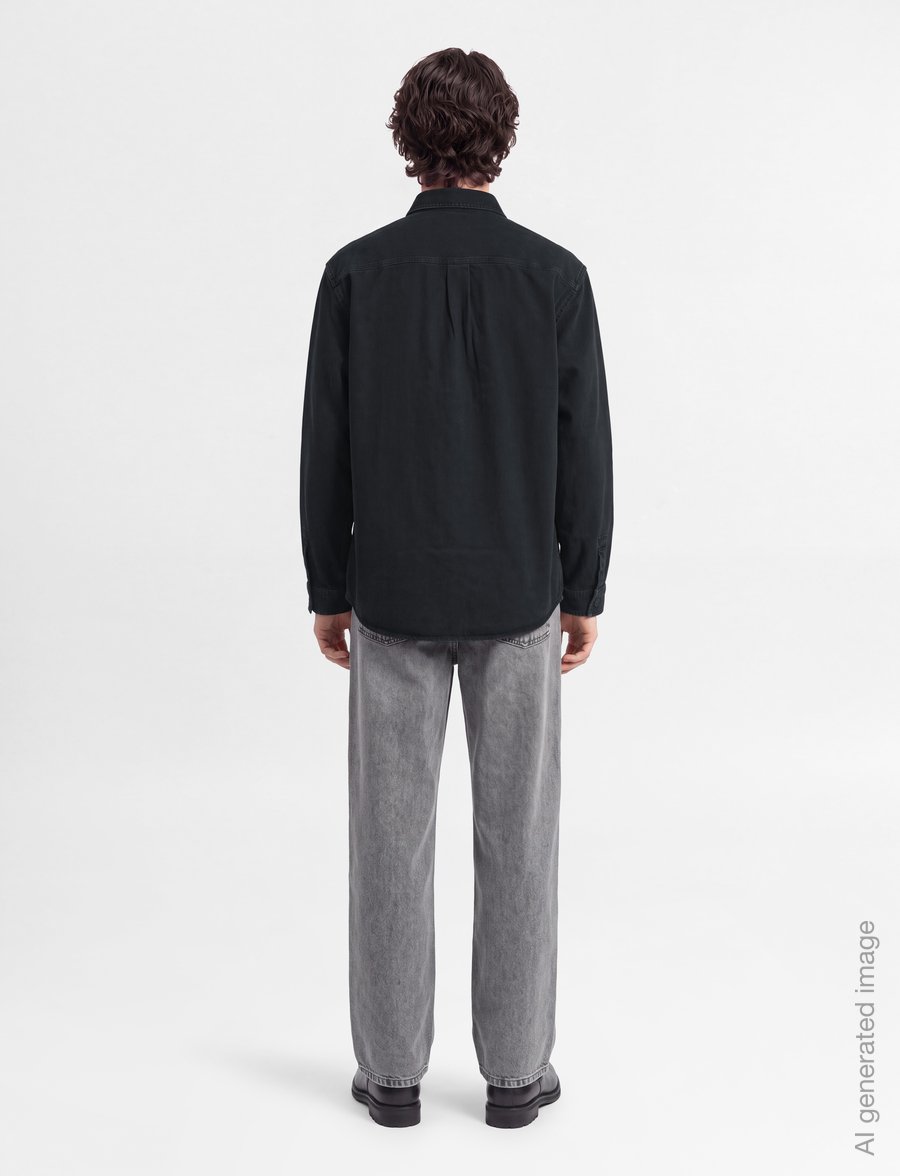 HUGO BLUE - Ebino_1 - denimskjorter - charcoal - 4
