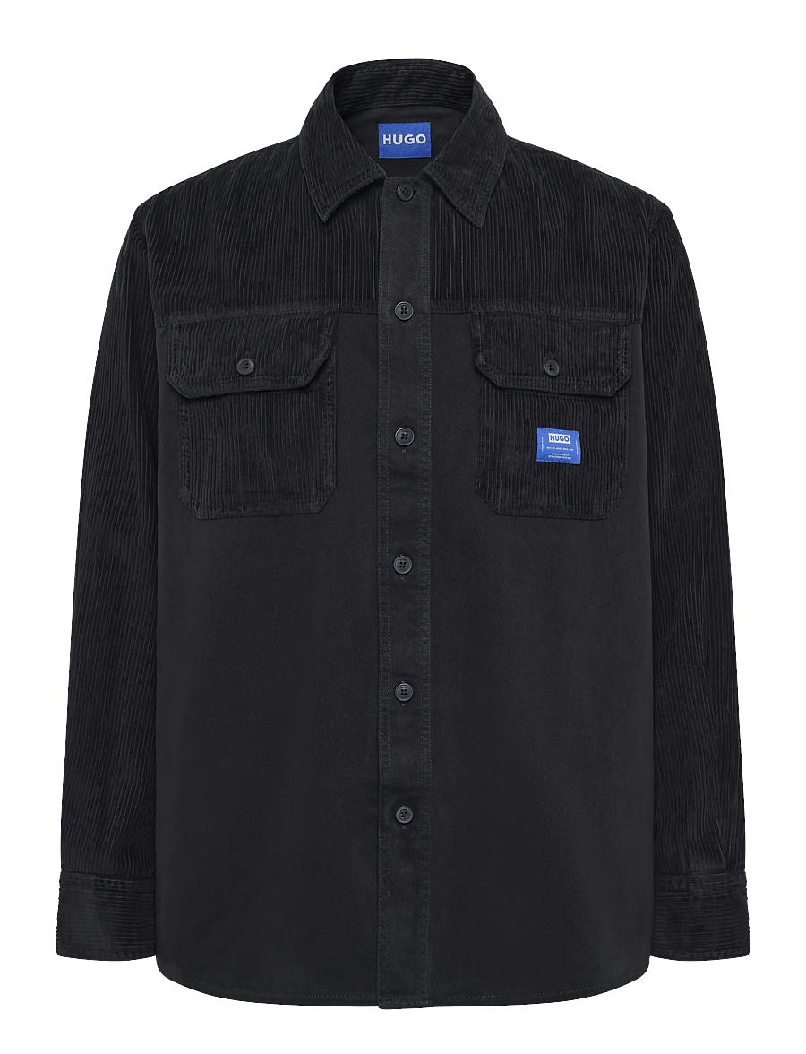 HUGO BLUE - Ebrin - cordhemden - black - 0