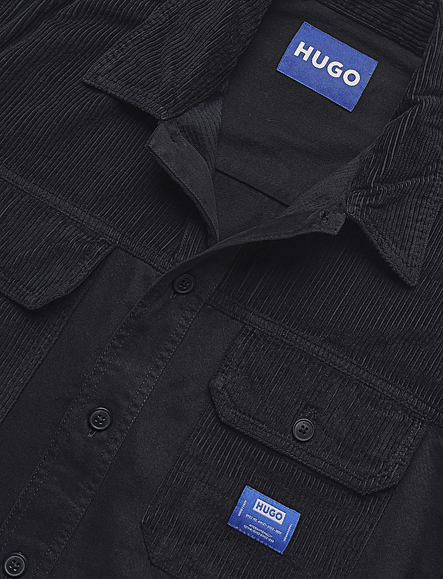 HUGO BLUE - Ebrin - cordhemden - black - 2