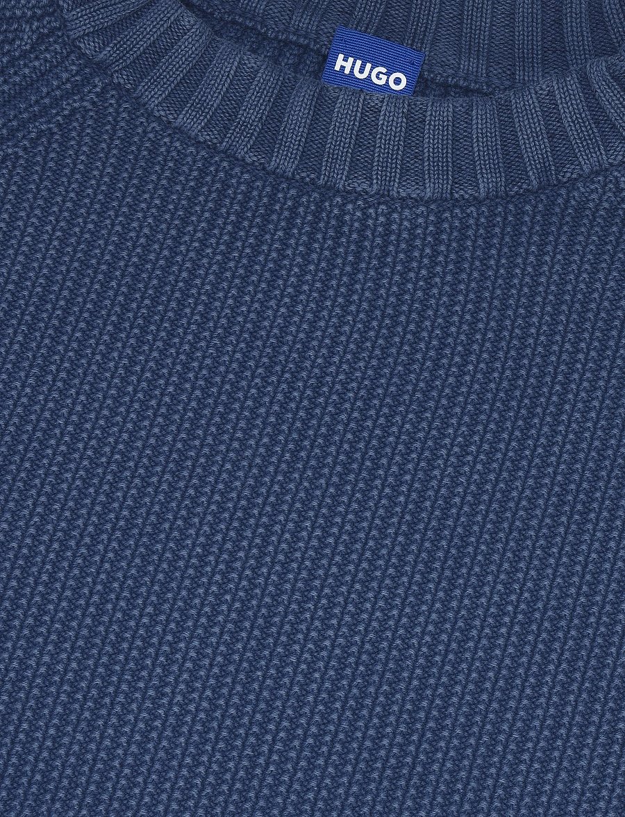 HUGO BLUE - Sondye-1 - rundhals - navy - 5