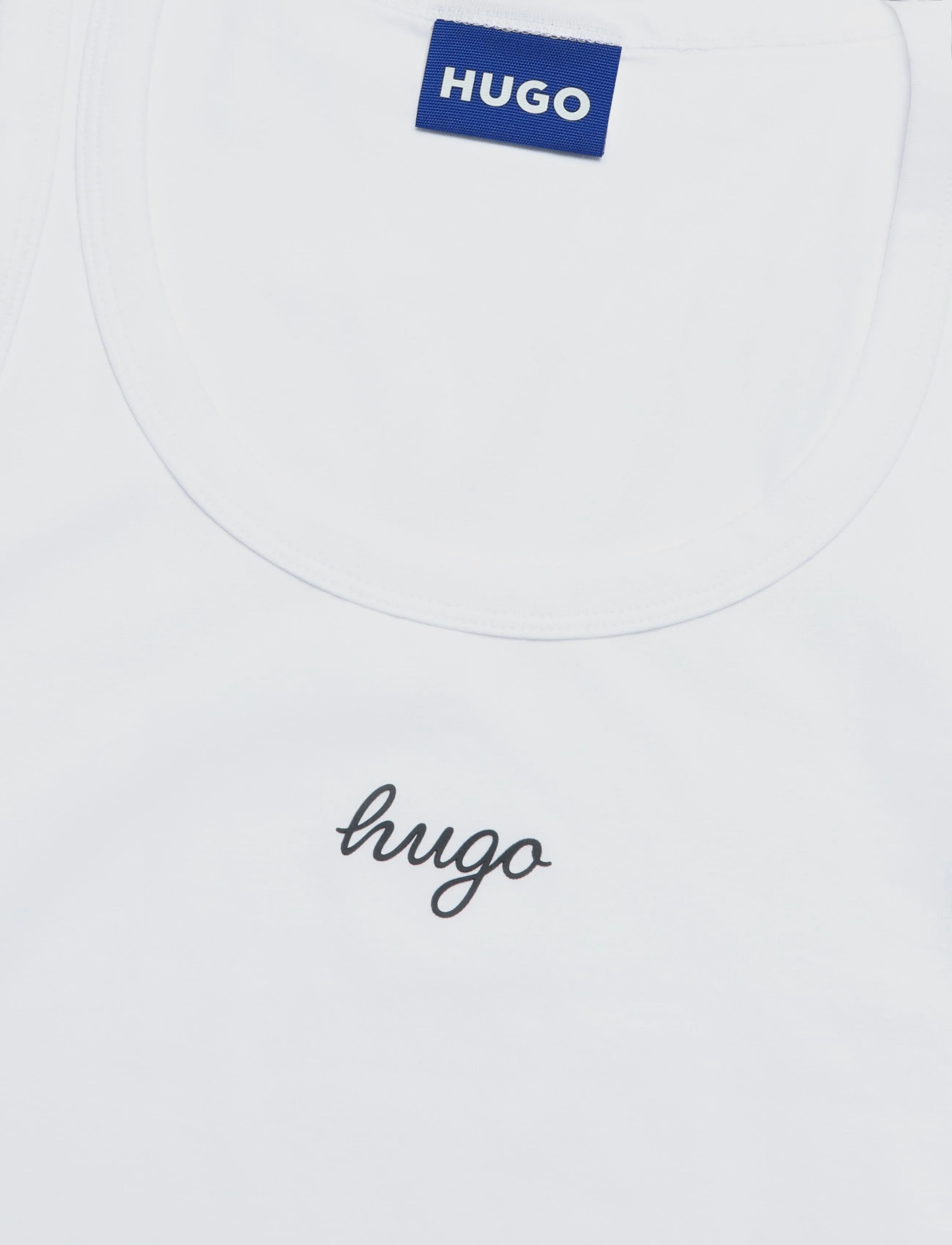 HUGO BLUE - Damatank_B_1 - linnen - white - 2