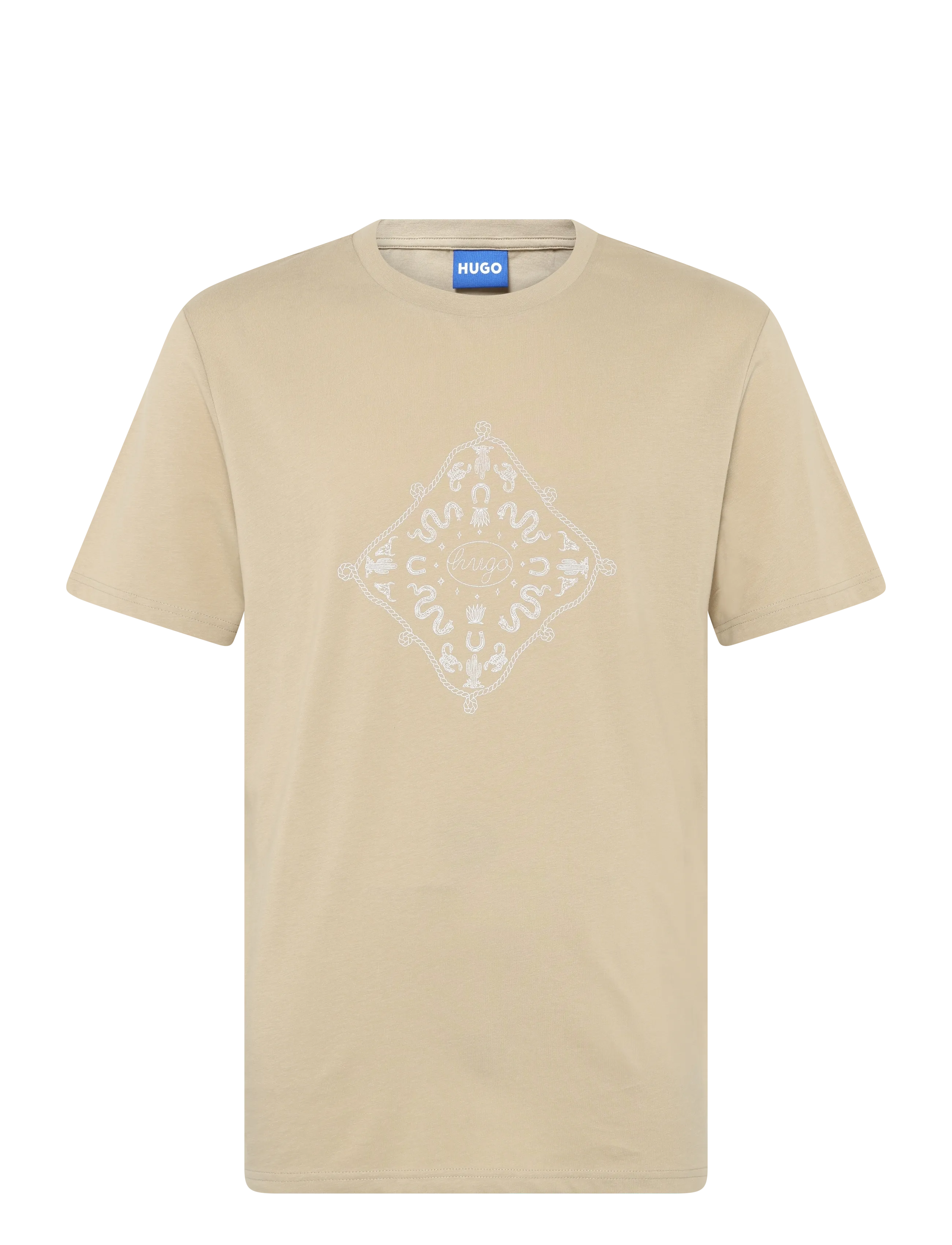 HUGO BLUE Nerberri - Short-sleeved t-shirts - MEDIUM BEIGE / beige