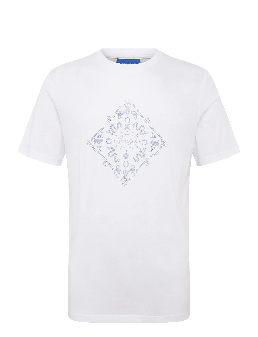 HUGO BLUE - Nerberri - kurzärmelige t-shirts - white - 0